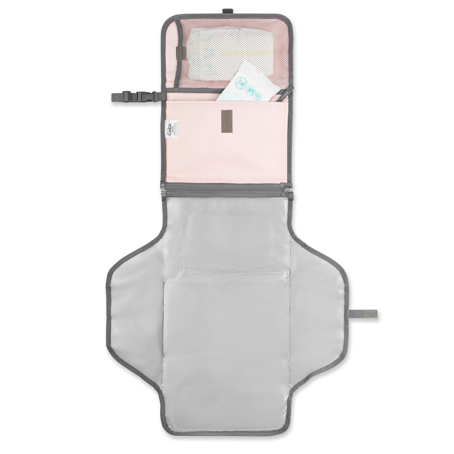 Portable Large Changing Pad - Pink Blush