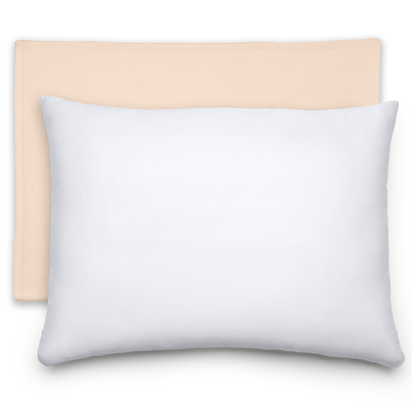 Toddler Pillows with Soft Cotton Pillow Case - Cream
