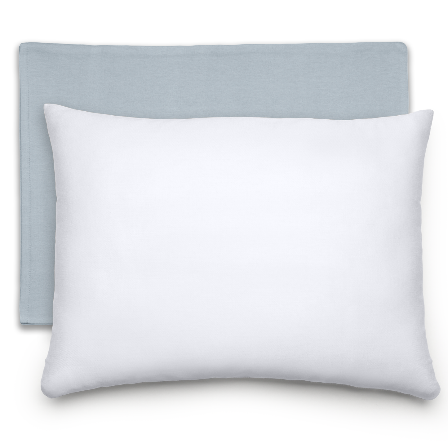 Toddler Pillows with Soft Cotton Pillow Case - Pacific Blue
