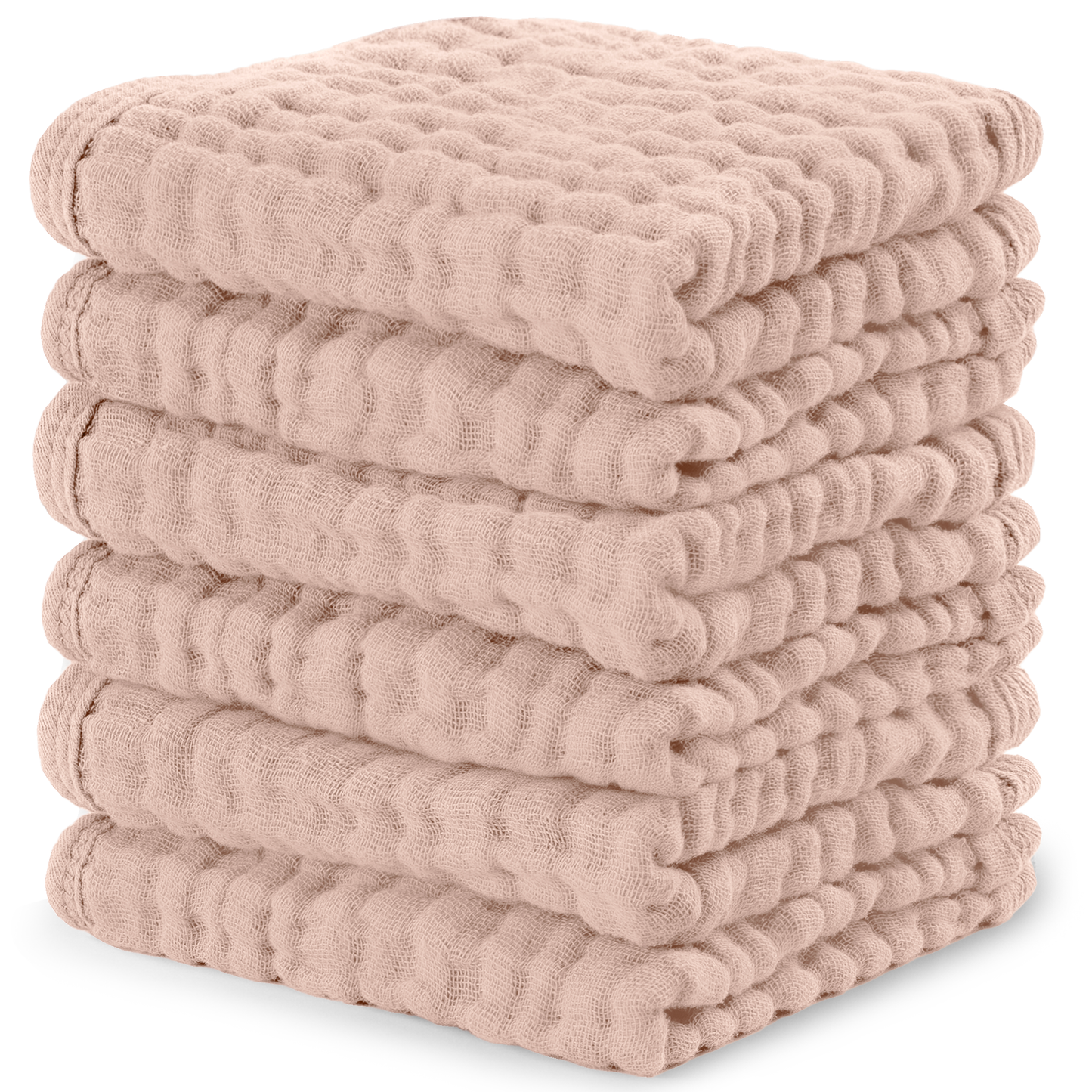 Muslin Washcloths - Blush