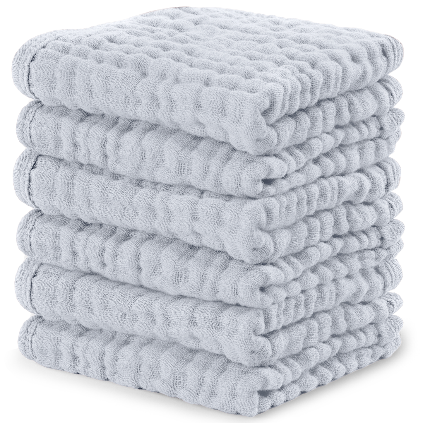 Muslin Washcloths - Slate