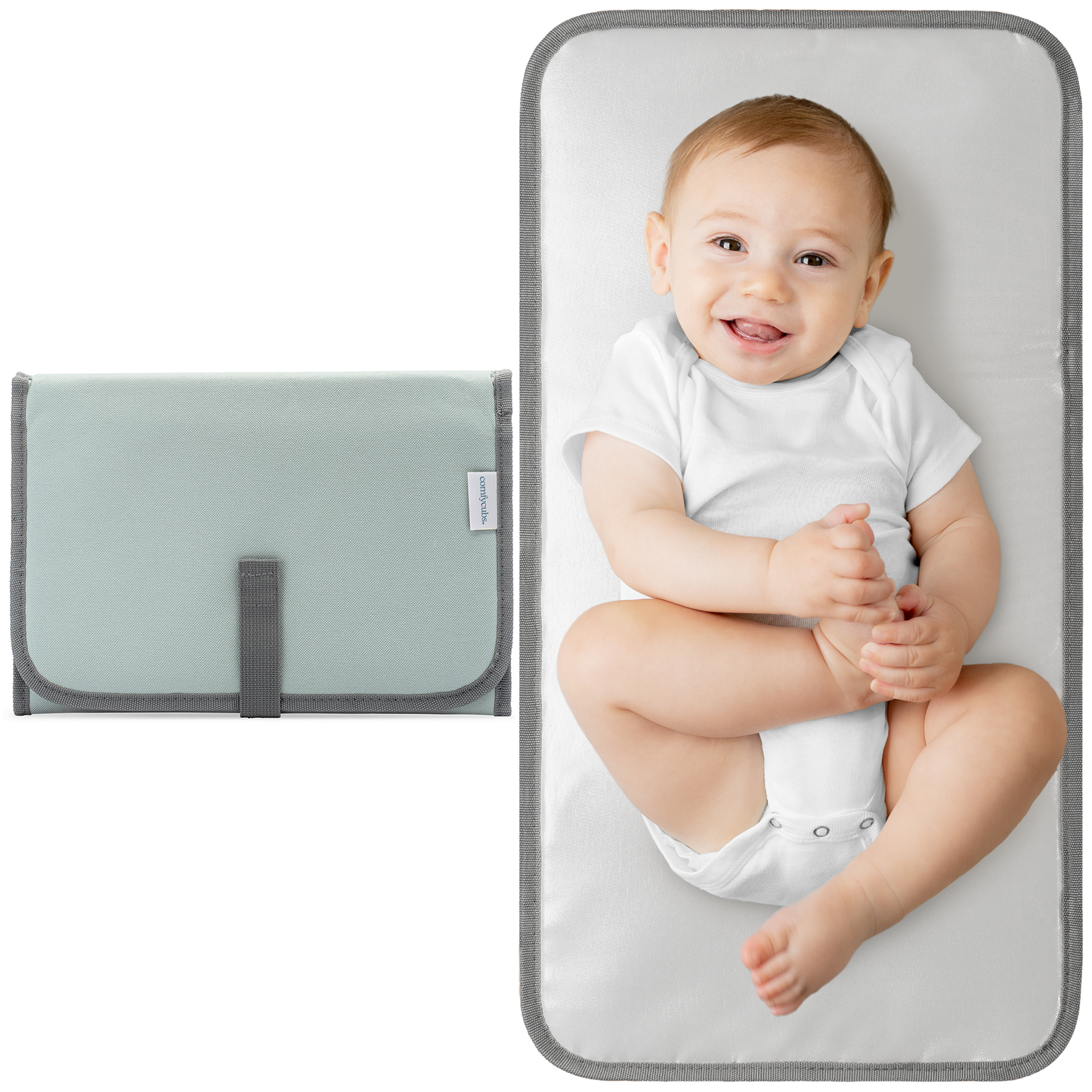 Compact Changing Pad - Earth Green