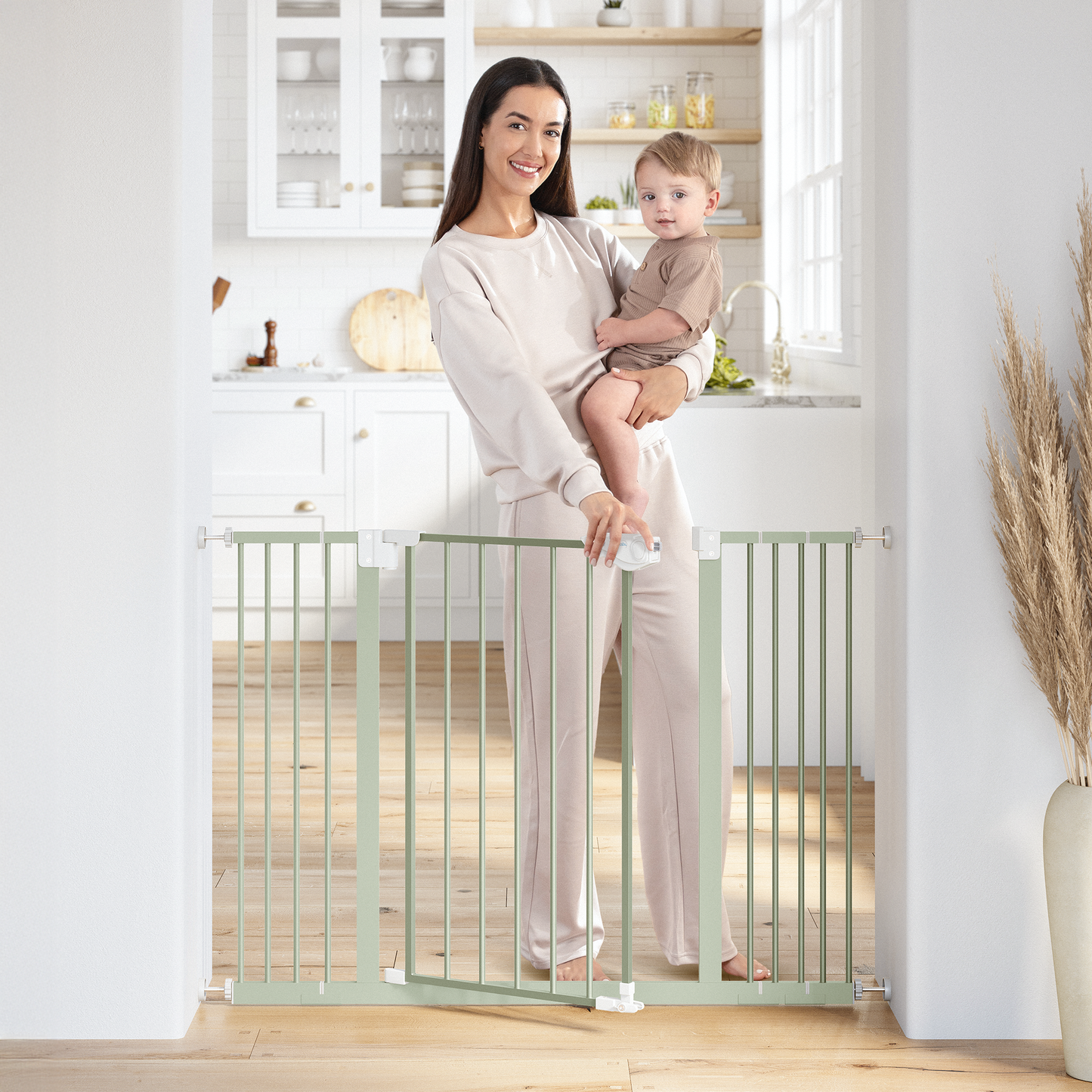 Baby Safety Gate - Sage