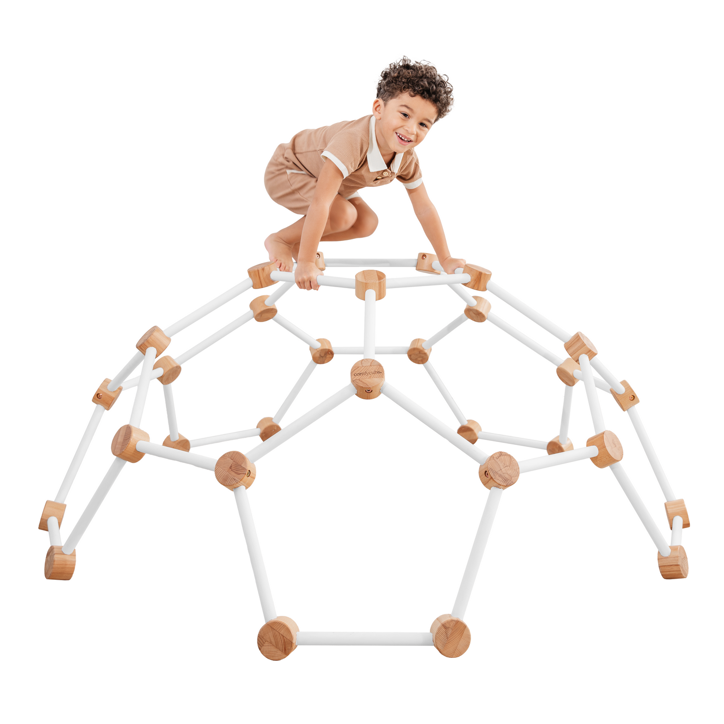 Wooden Climber for Kids (White)