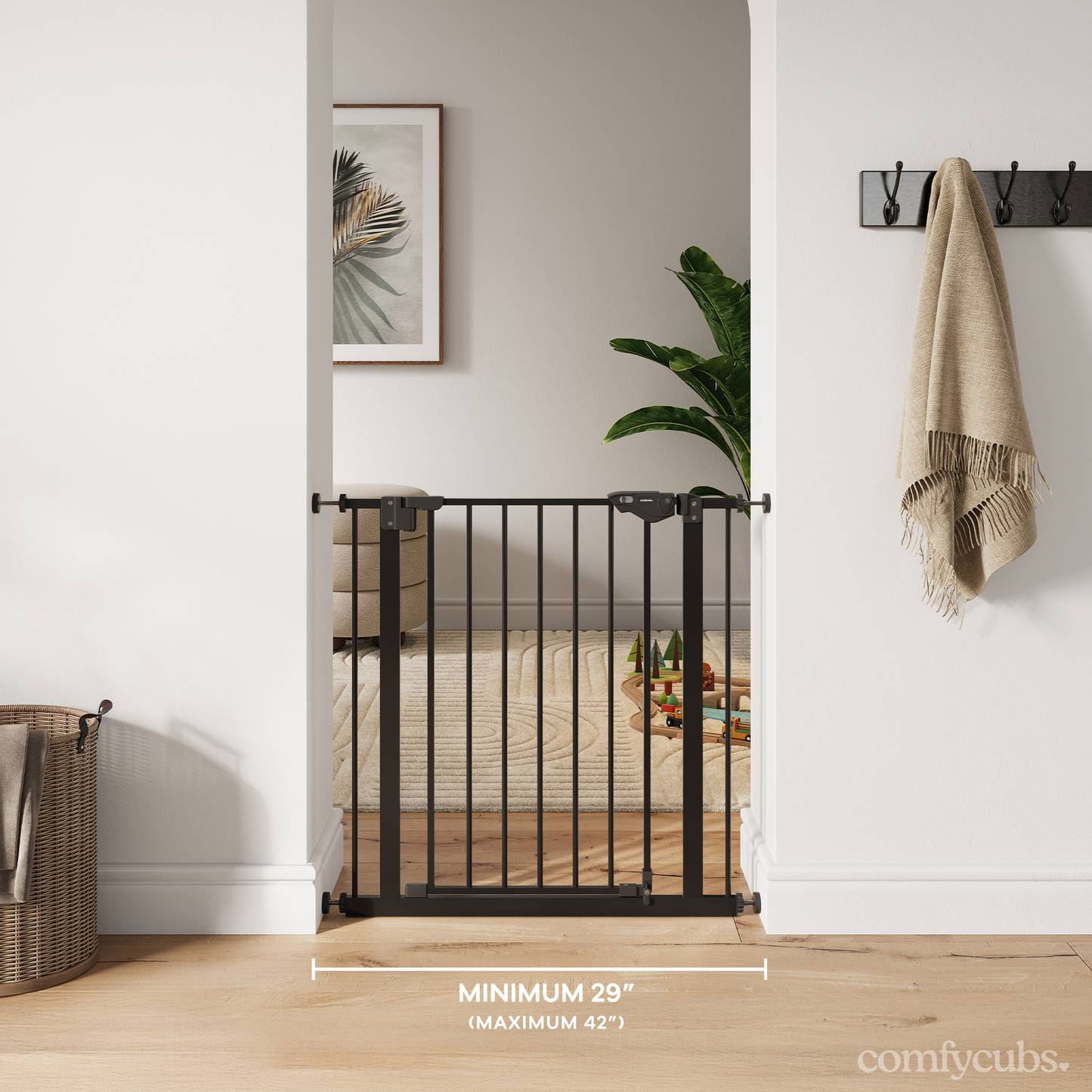 Baby Safety Gate - Black