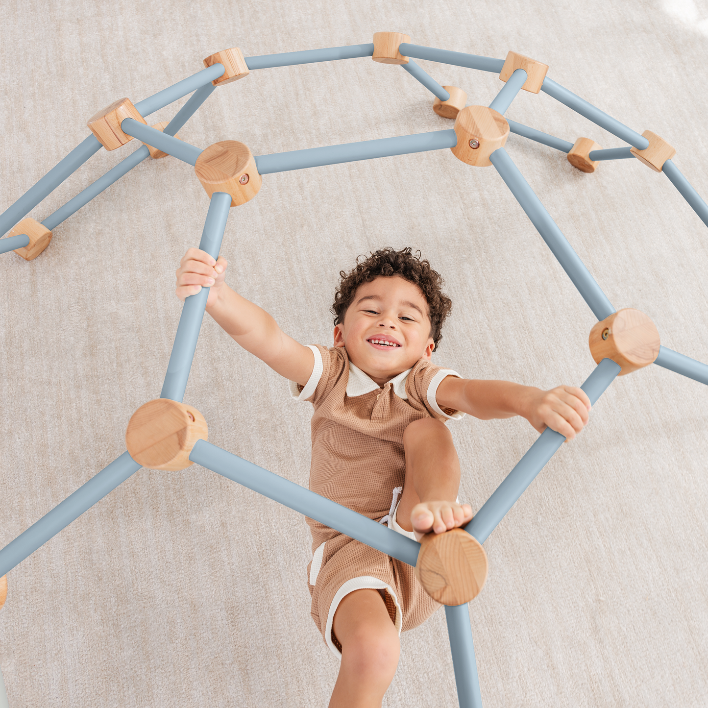 Wooden Climber for Kids (Pacific Blue)