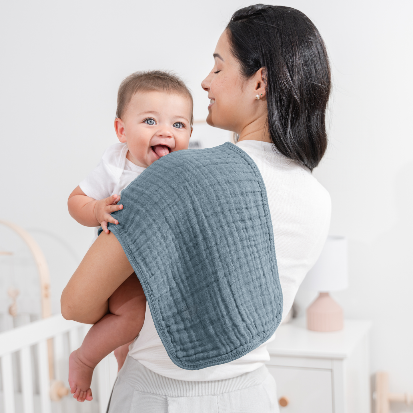 Muslin Burp Cloths - Multi Boy