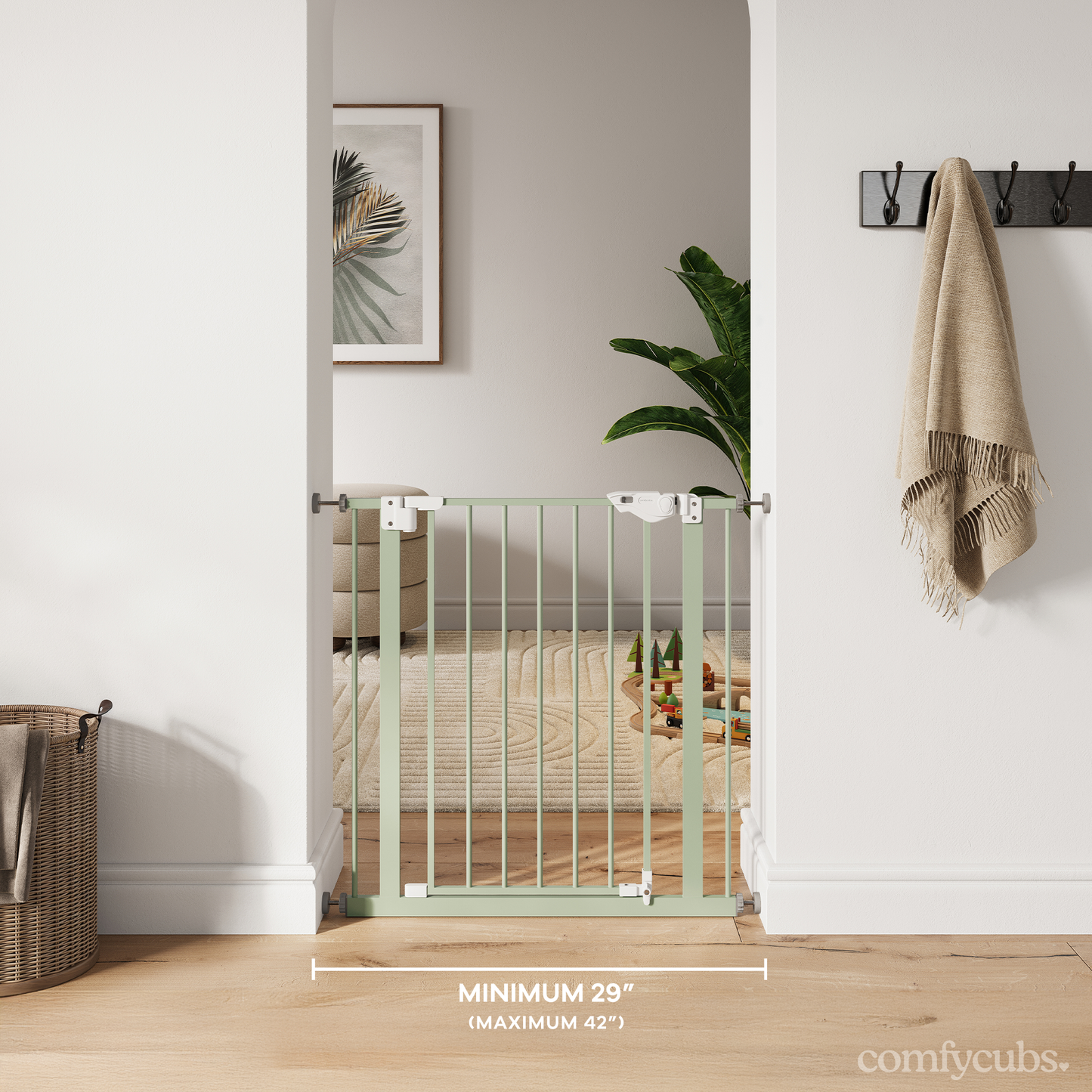 Baby Safety Gate - Sage