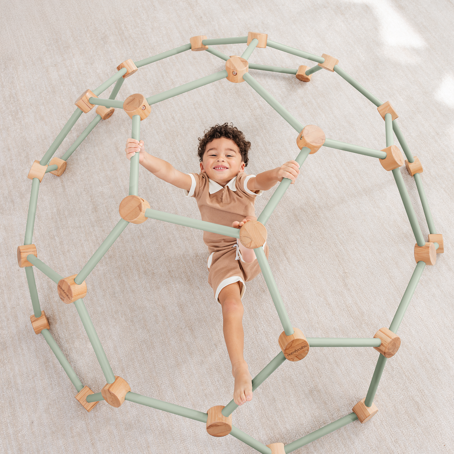 Wooden Climber for Kids (Sage)