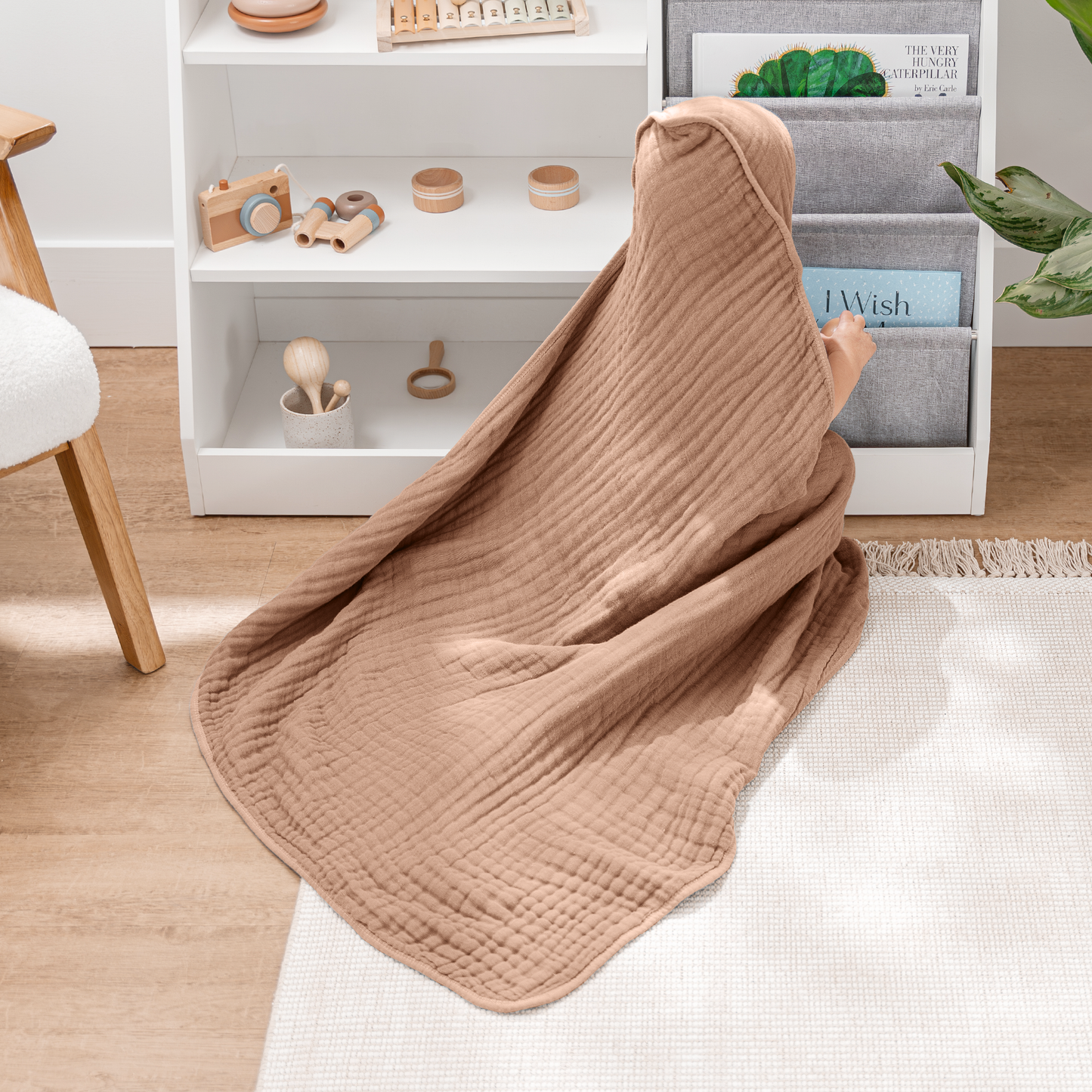 Baby Hooded Towels - Cedar & Sand