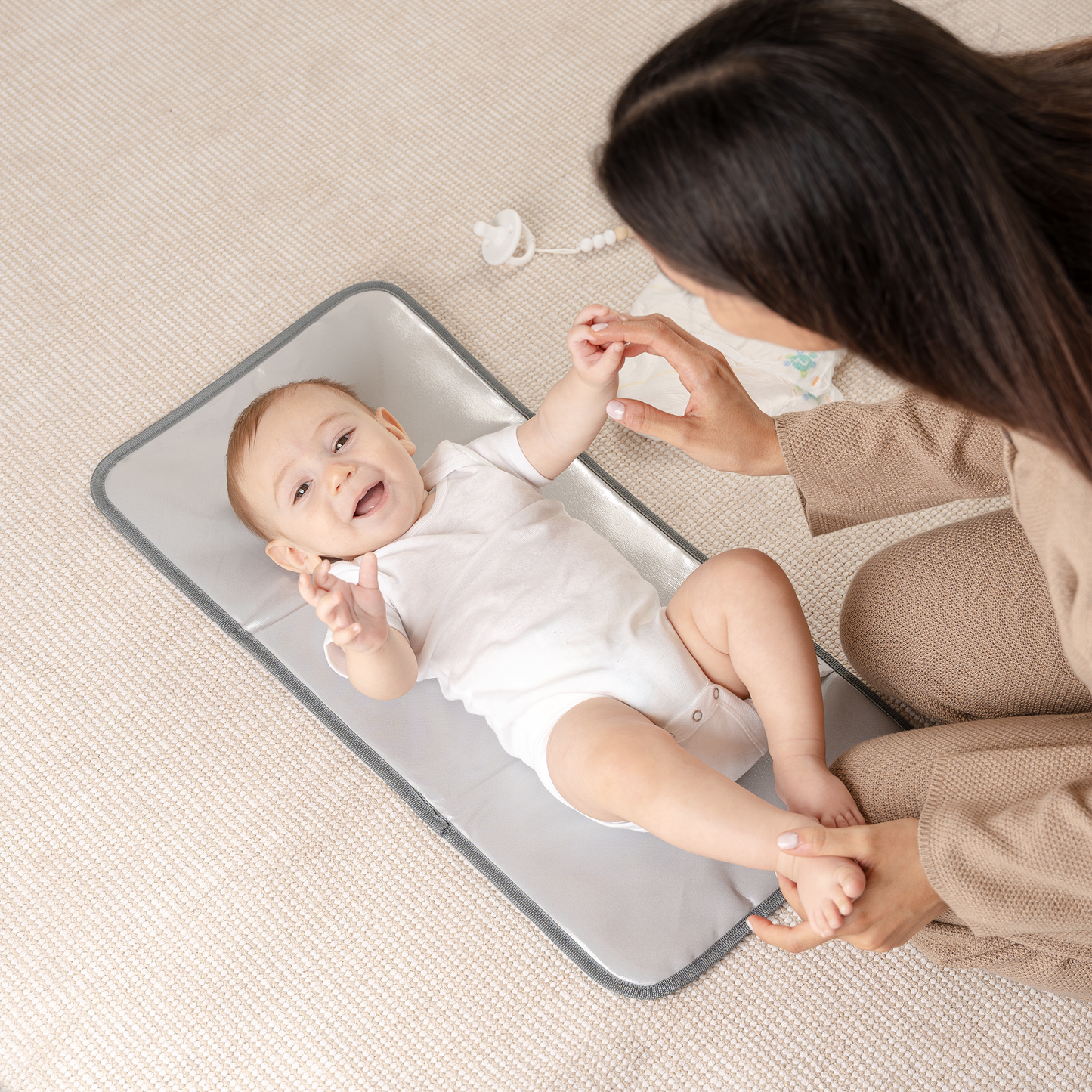 Compact Changing Pad - Grey Pattern