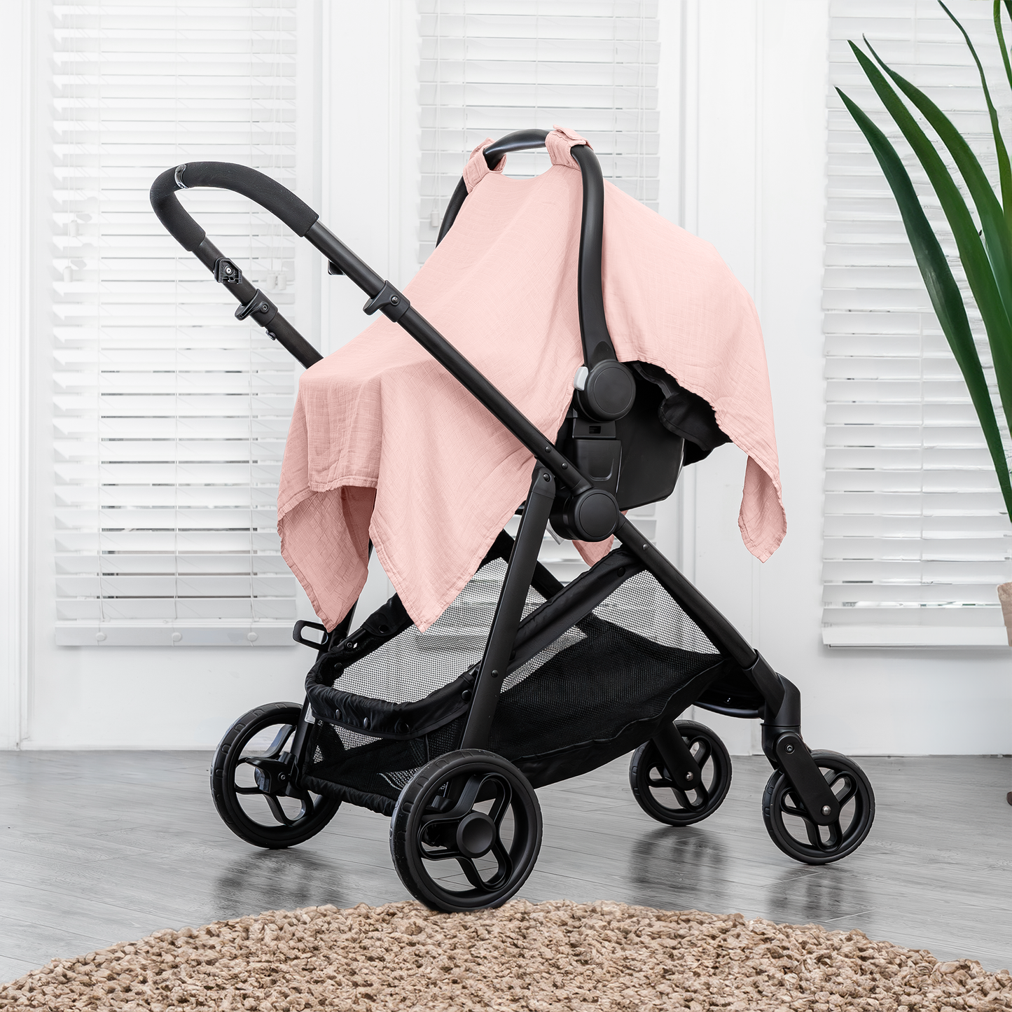 Baby Car Seat Cover -  Lace