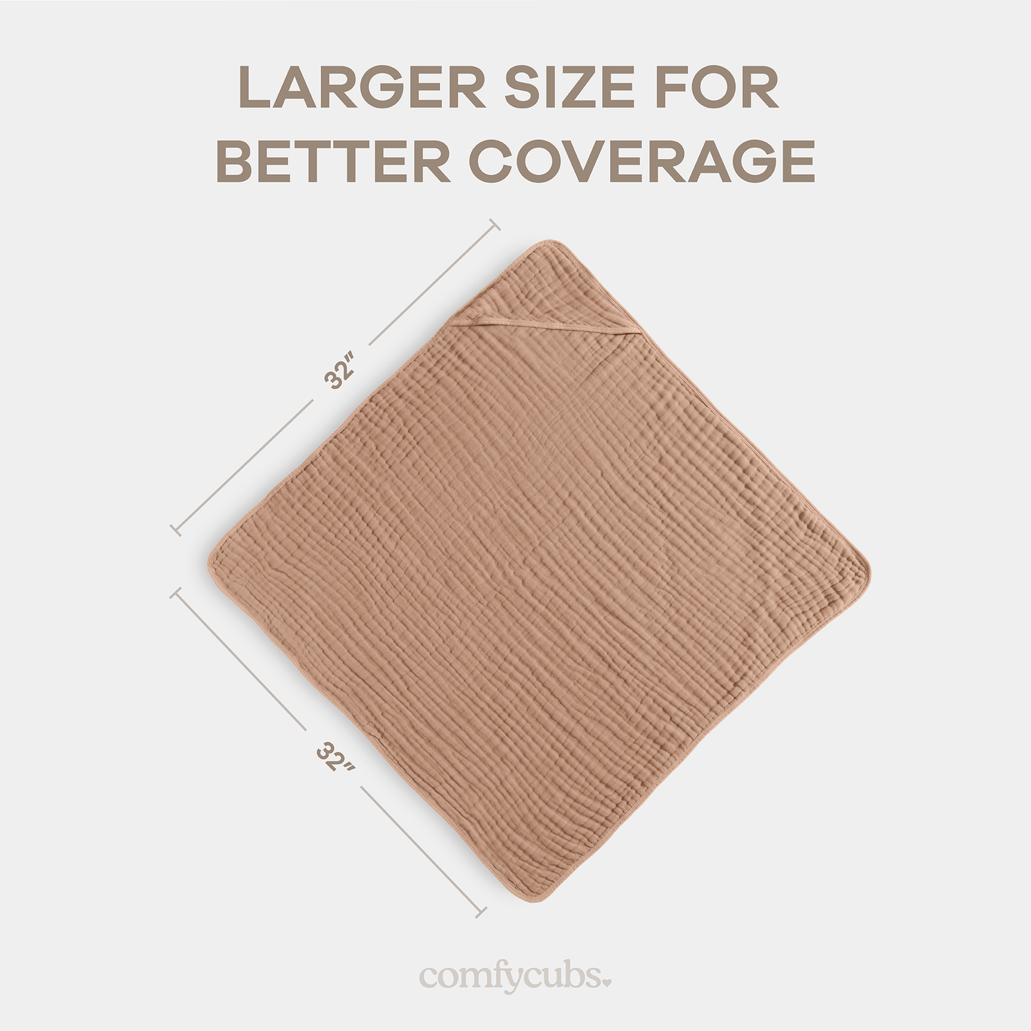 Baby Hooded Towels - Cedar & Sand