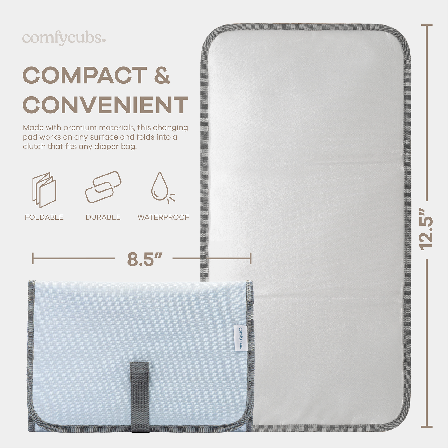 Compact Changing Pad - Sea Blue