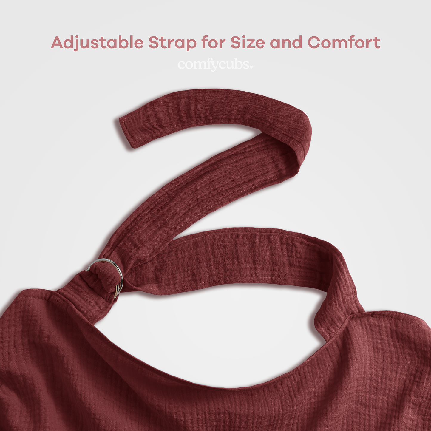 Muslin Nursing Cover - Wine