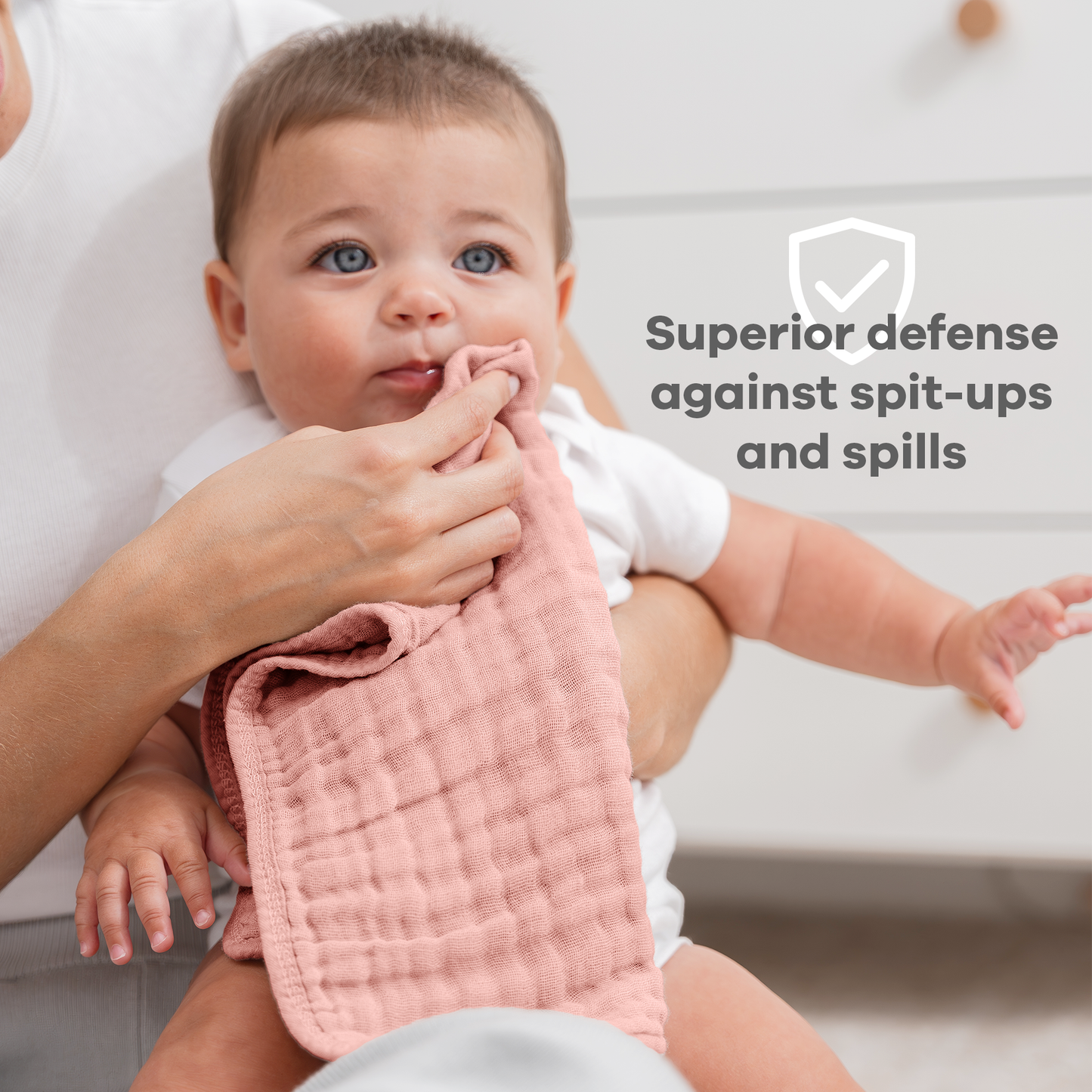 Muslin Burp Cloths - Multi Girl