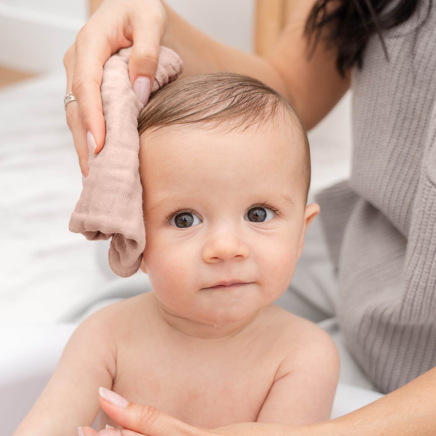 Muslin Washcloths - Blush