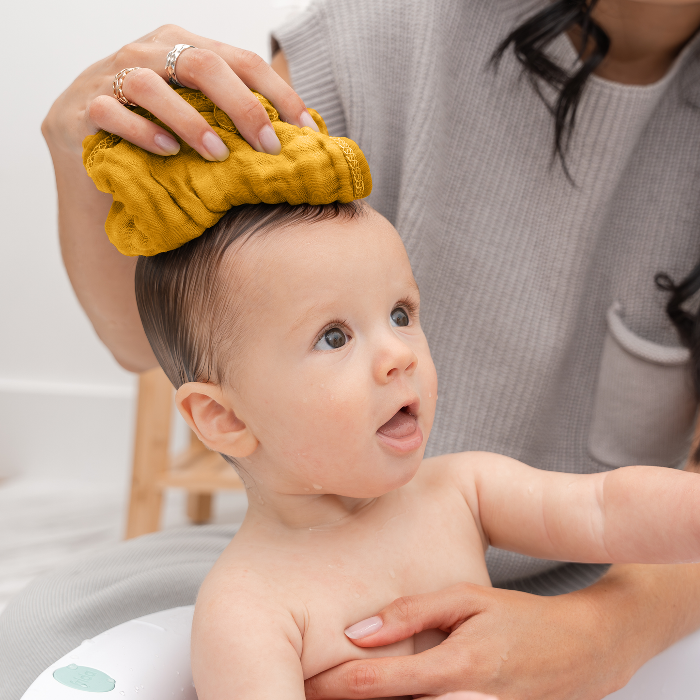 Muslin Washcloths - Turmeric