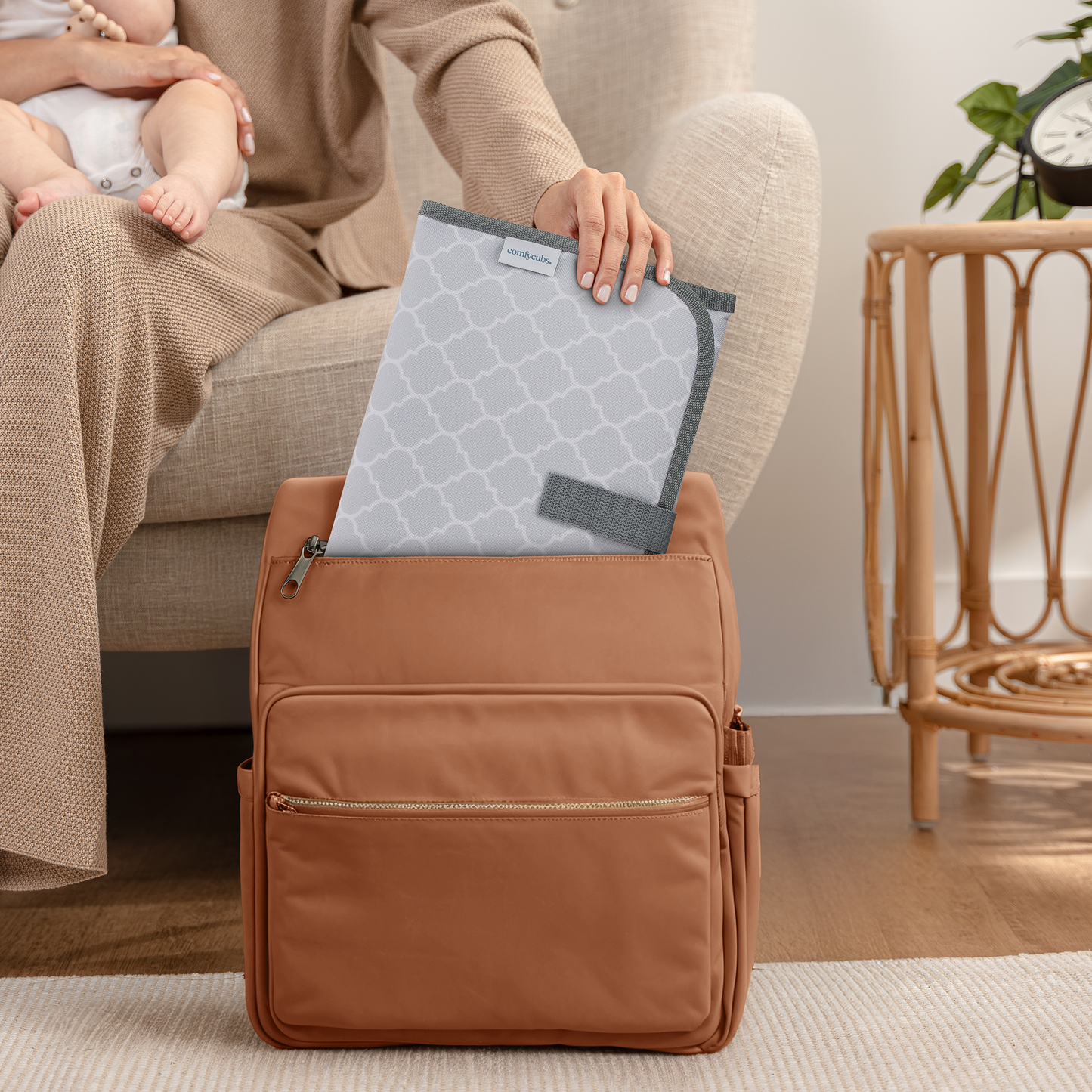 Compact Changing Pad - Grey Pattern