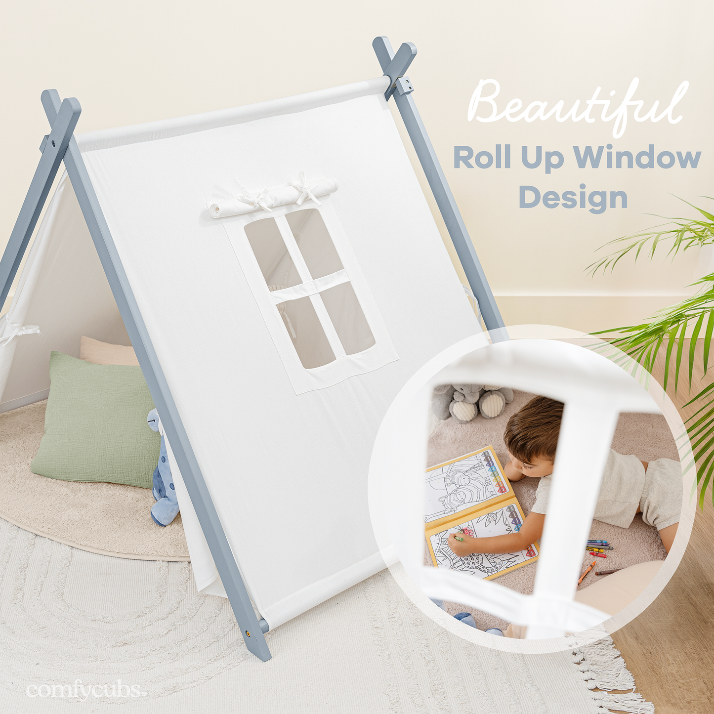 Kids Indoor Play Tent - Pacific Blue