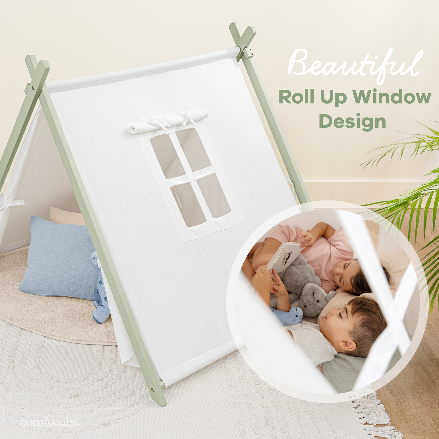 Kids Indoor Play Tent - Sage