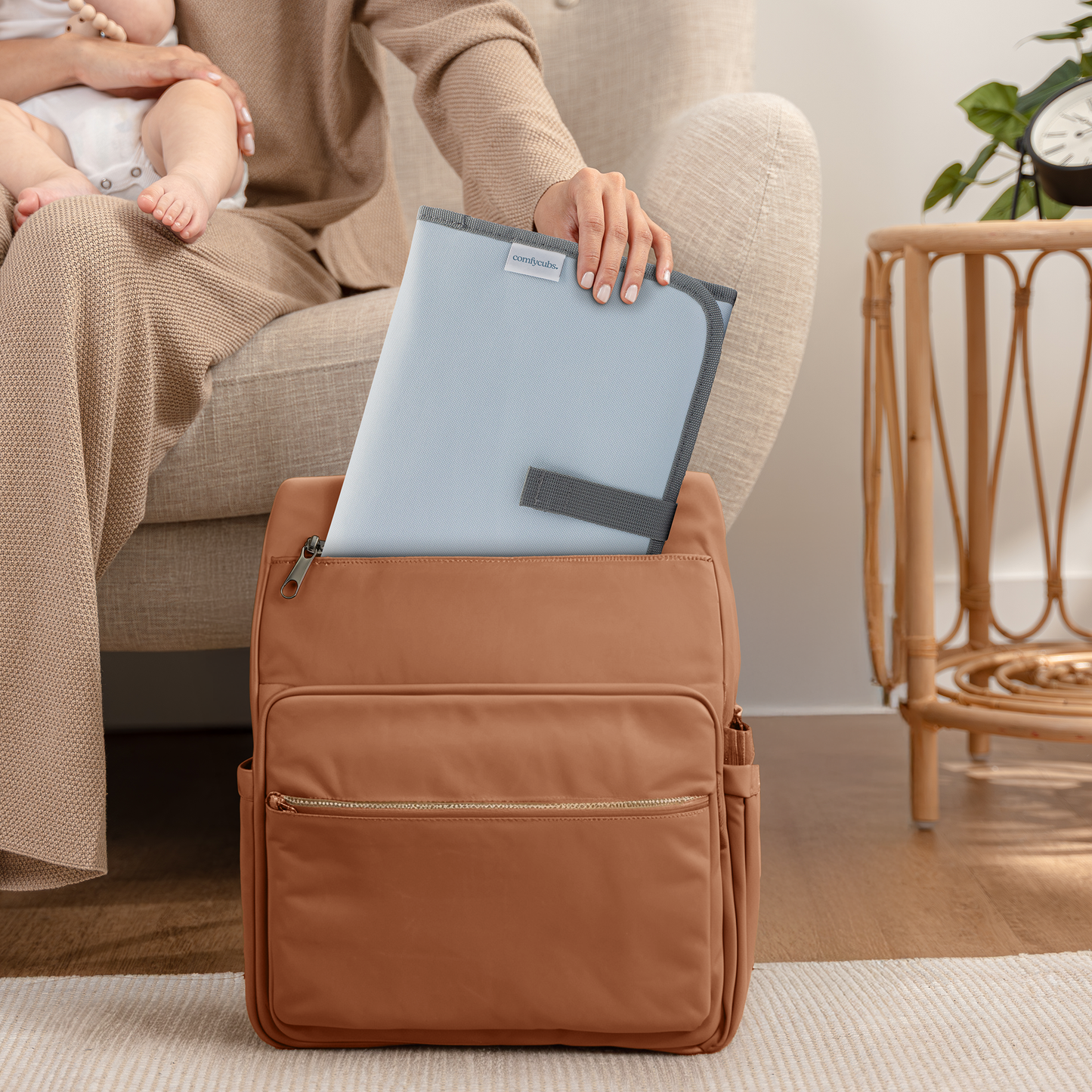 Compact Changing Pad - Sea Blue