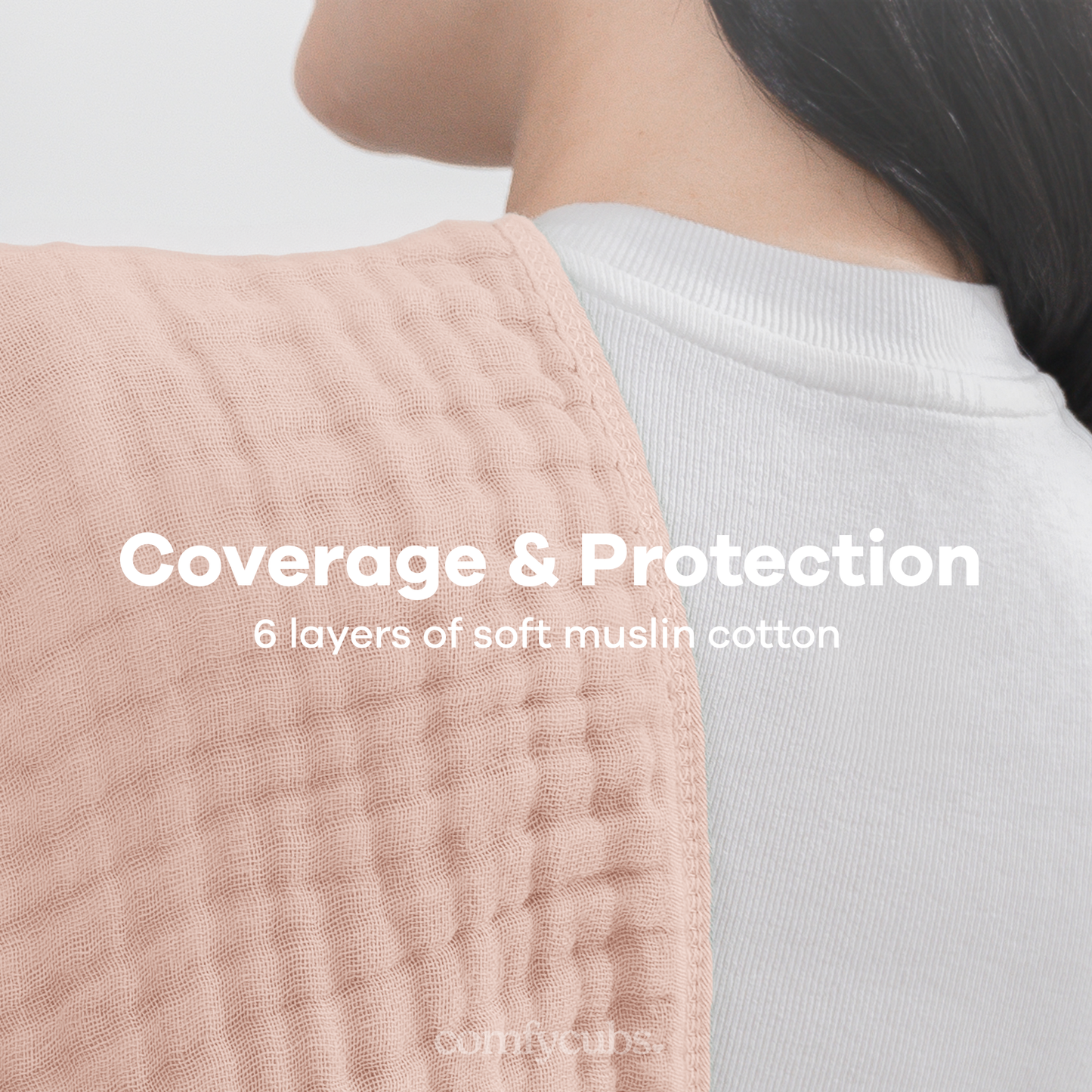 Muslin Burp Cloths - Blush