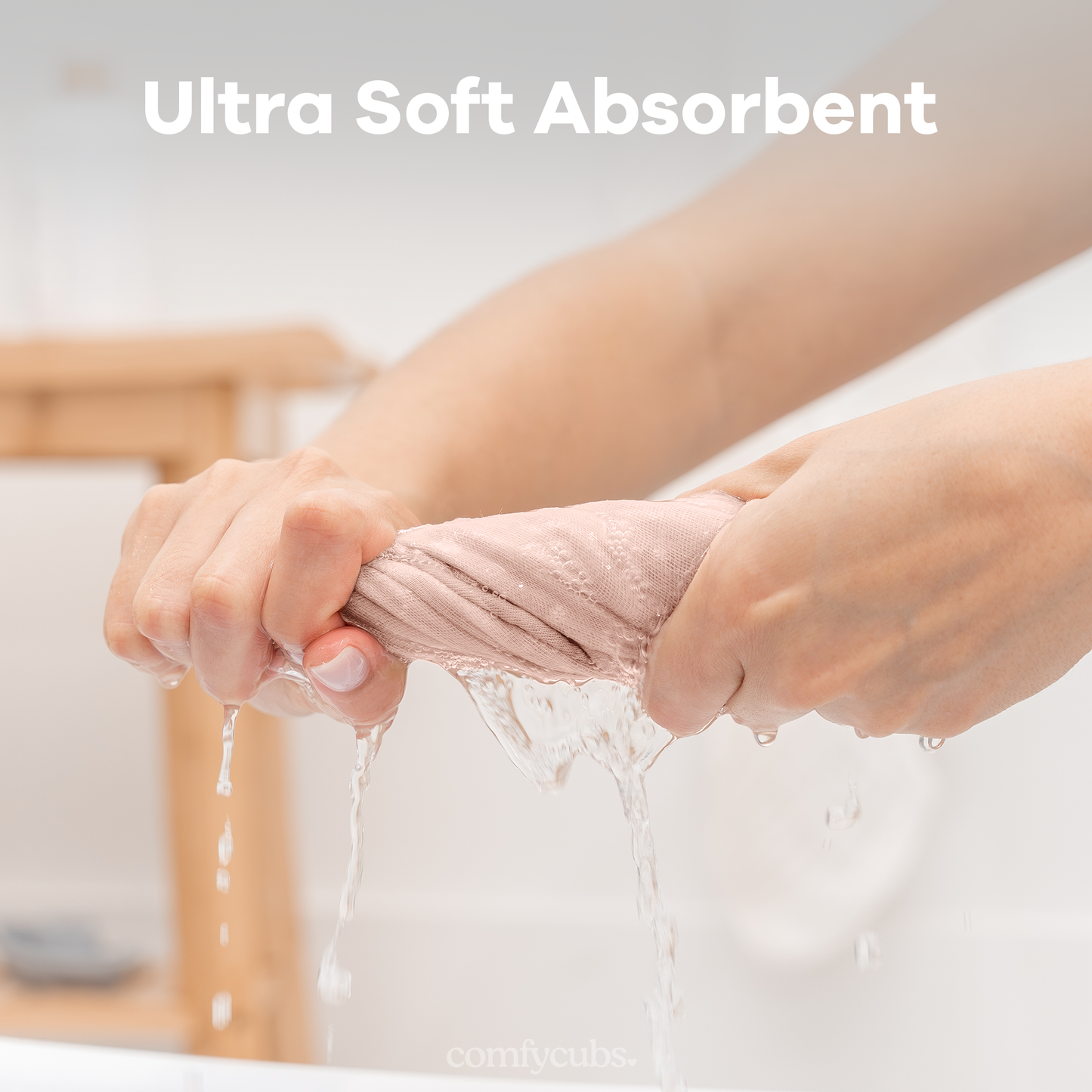 Muslin Washcloths - Blush