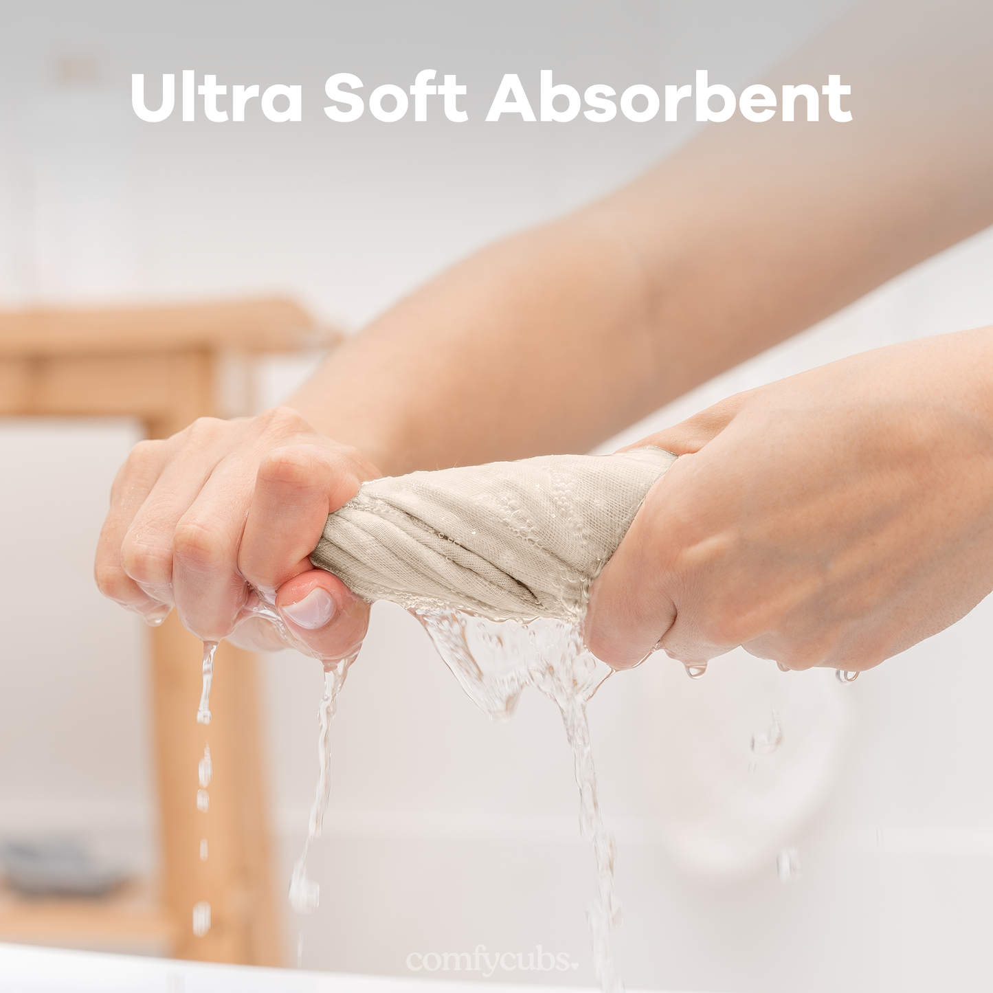 Muslin Washcloths - Sand