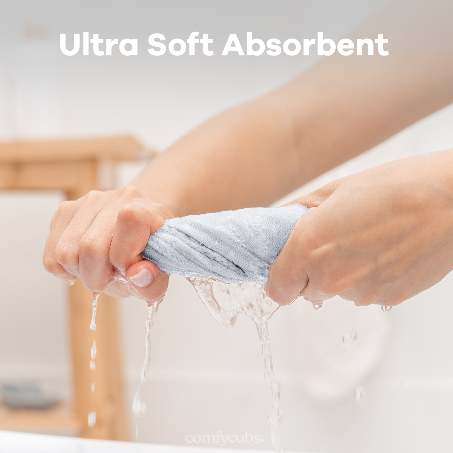 Muslin Washcloths - Slate