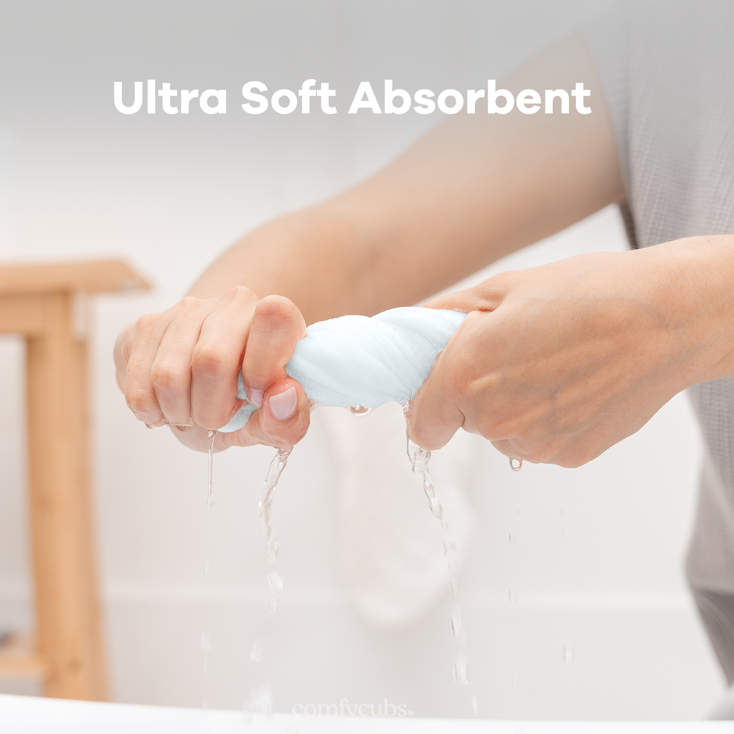 Muslin Washcloths - White