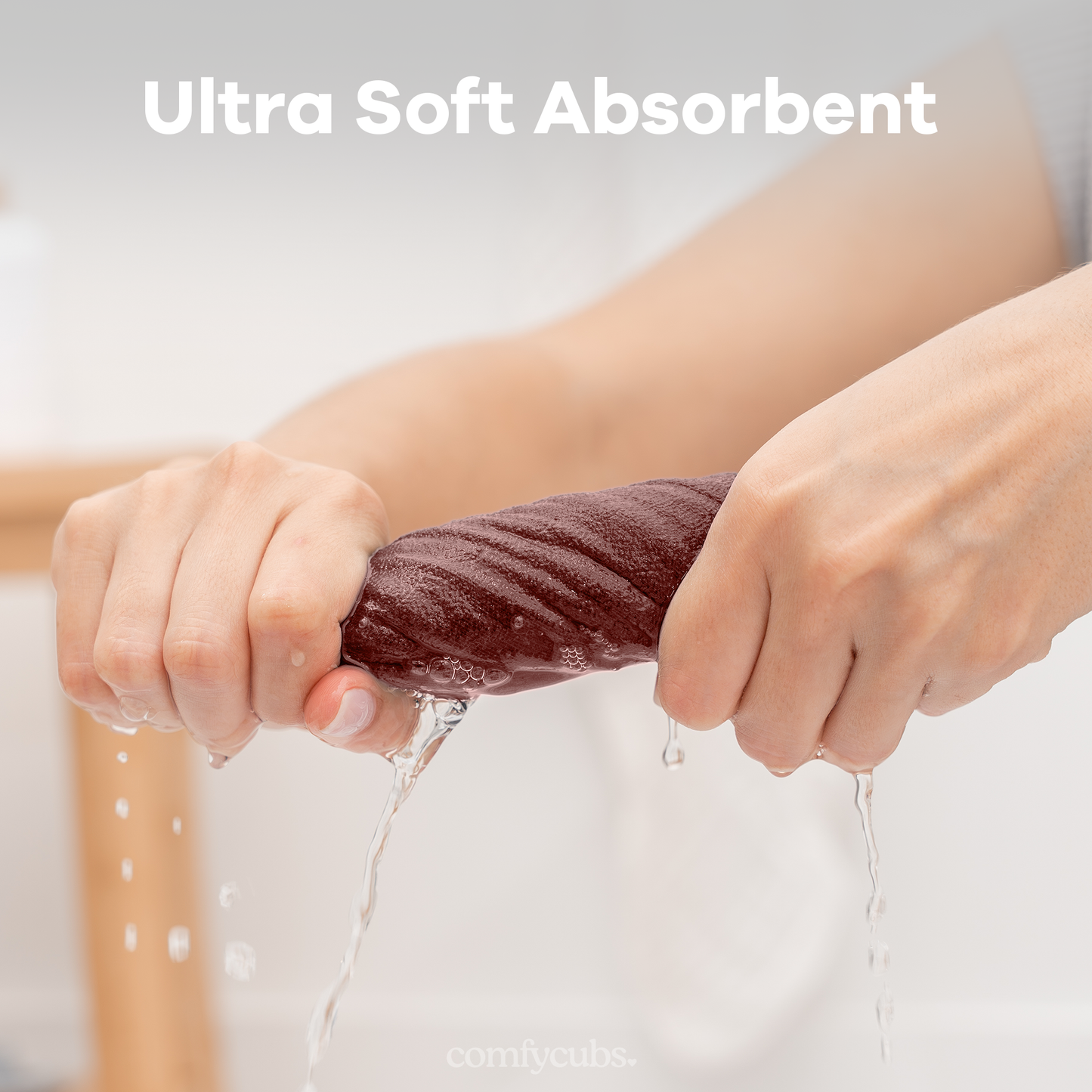 Muslin Washcloths - Wine