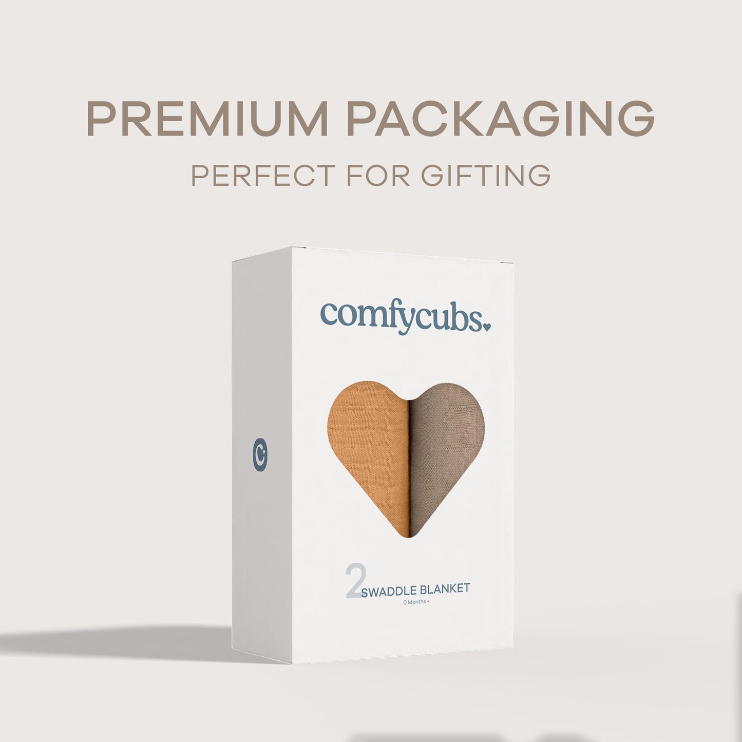 Muslin Swaddle Blanket, 2 Pack - Cedar & Caramel