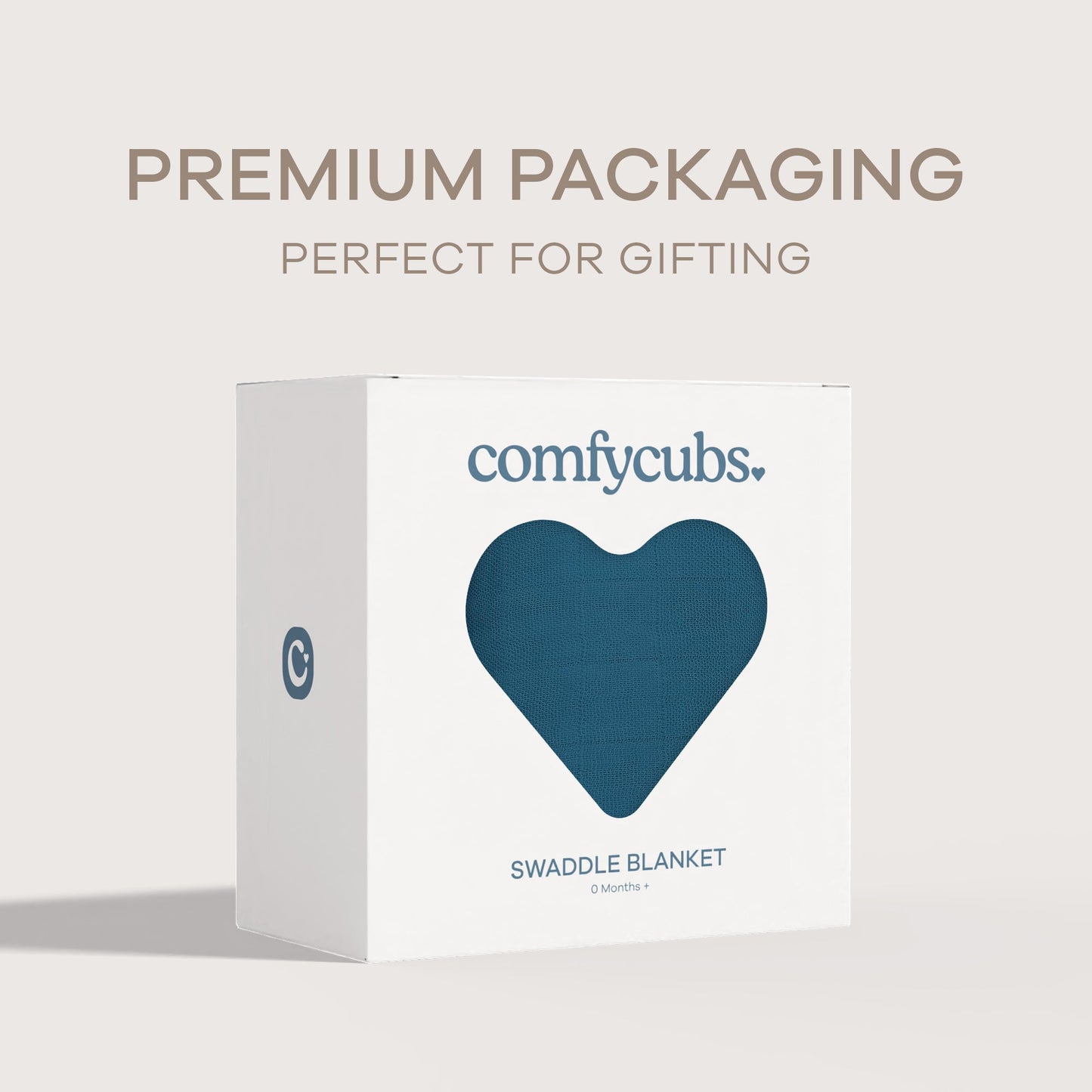 Muslin Swaddle Blanket, 1 Pack - Neptune