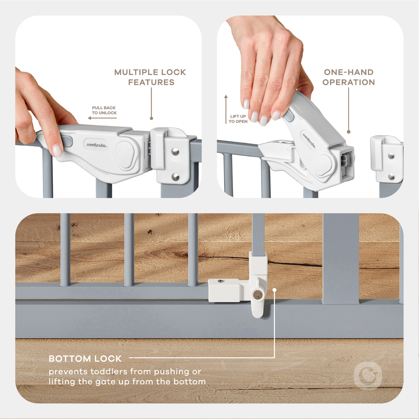 Baby Safety Gate - Pacific Blue