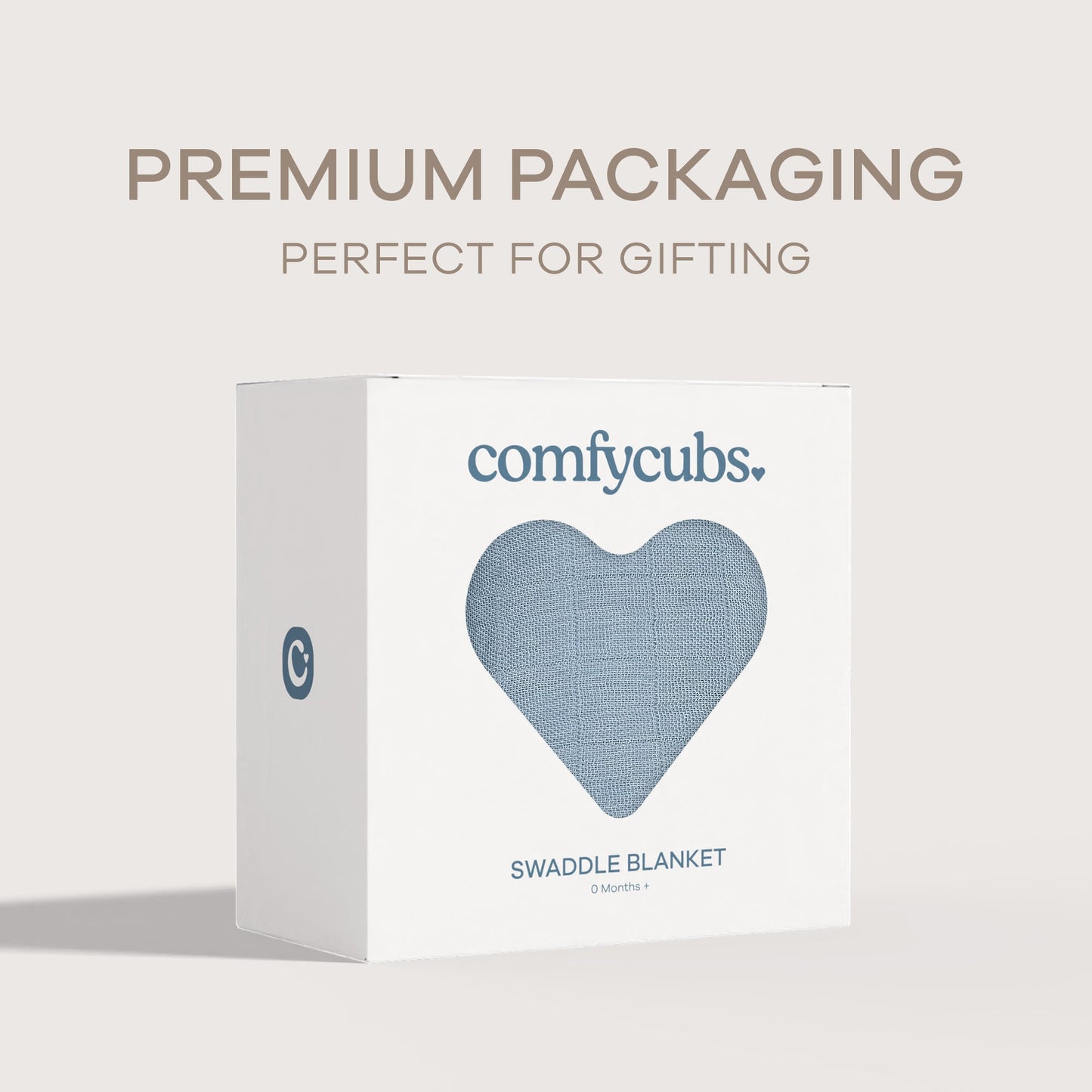 Muslin Swaddle Blanket, 1 Pack - Pacific Blue