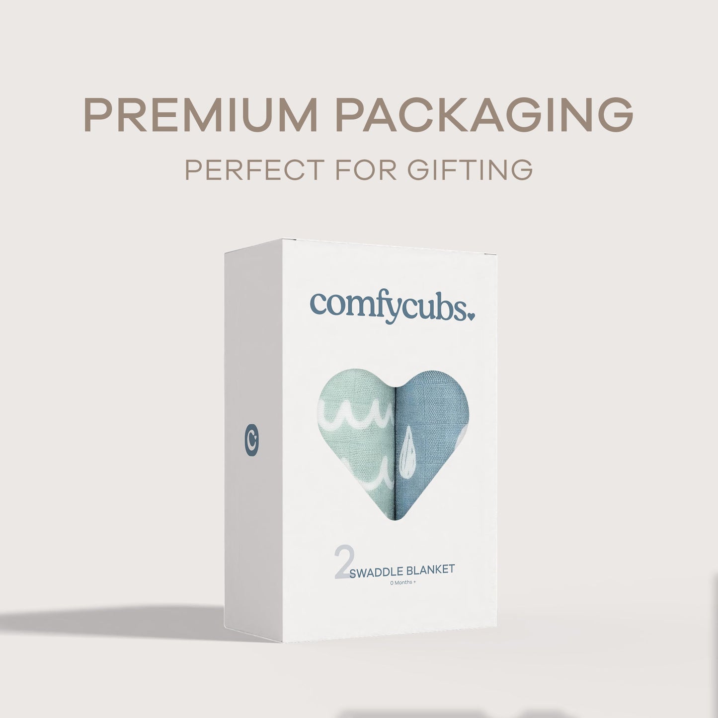 Muslin Swaddle Blanket, 2 Pack - Rain & Doodle