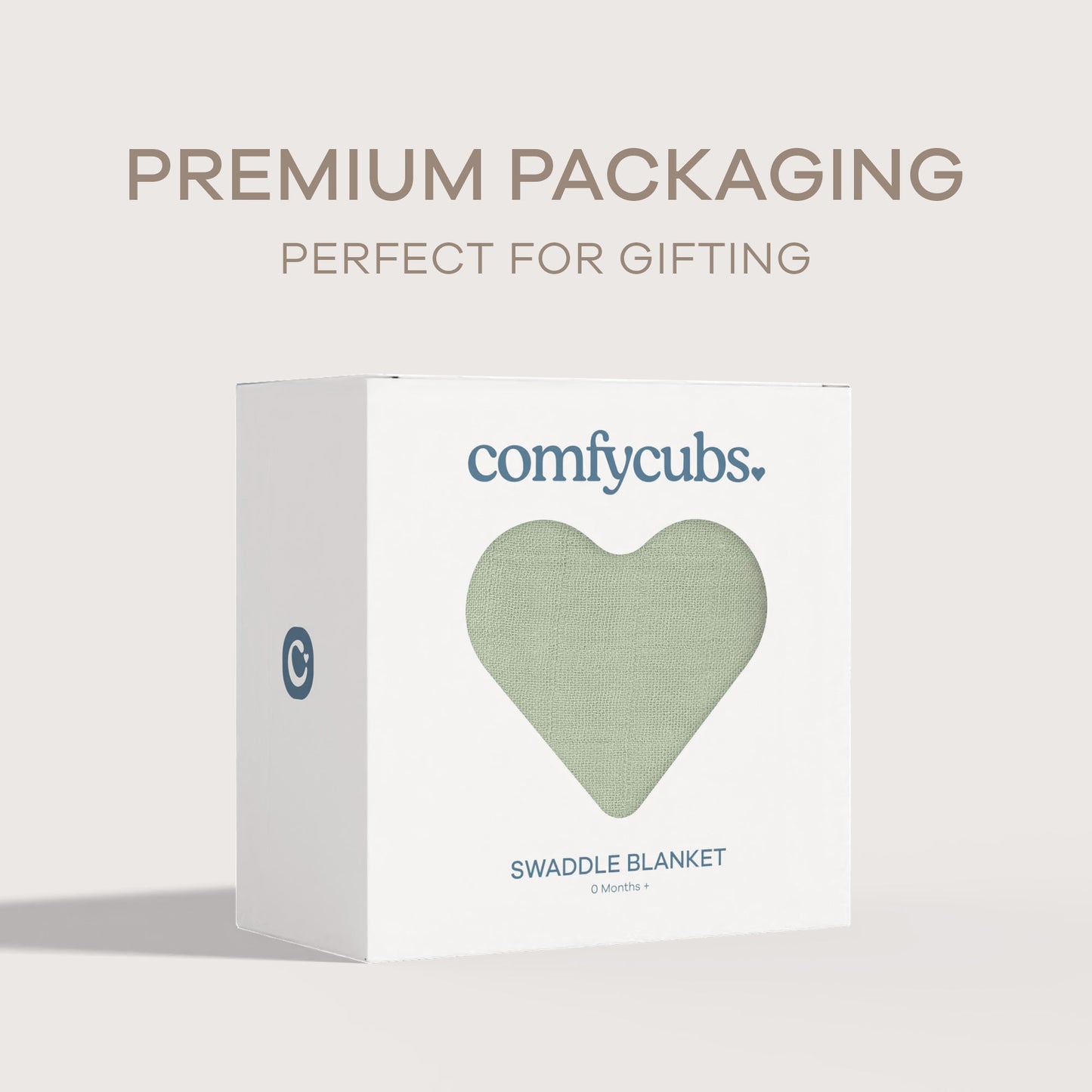 Muslin Swaddle Blanket, 1 Pack - Sage