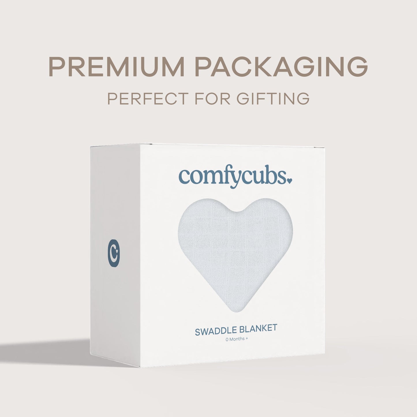 Muslin Swaddle Blanket, 1 Pack - White