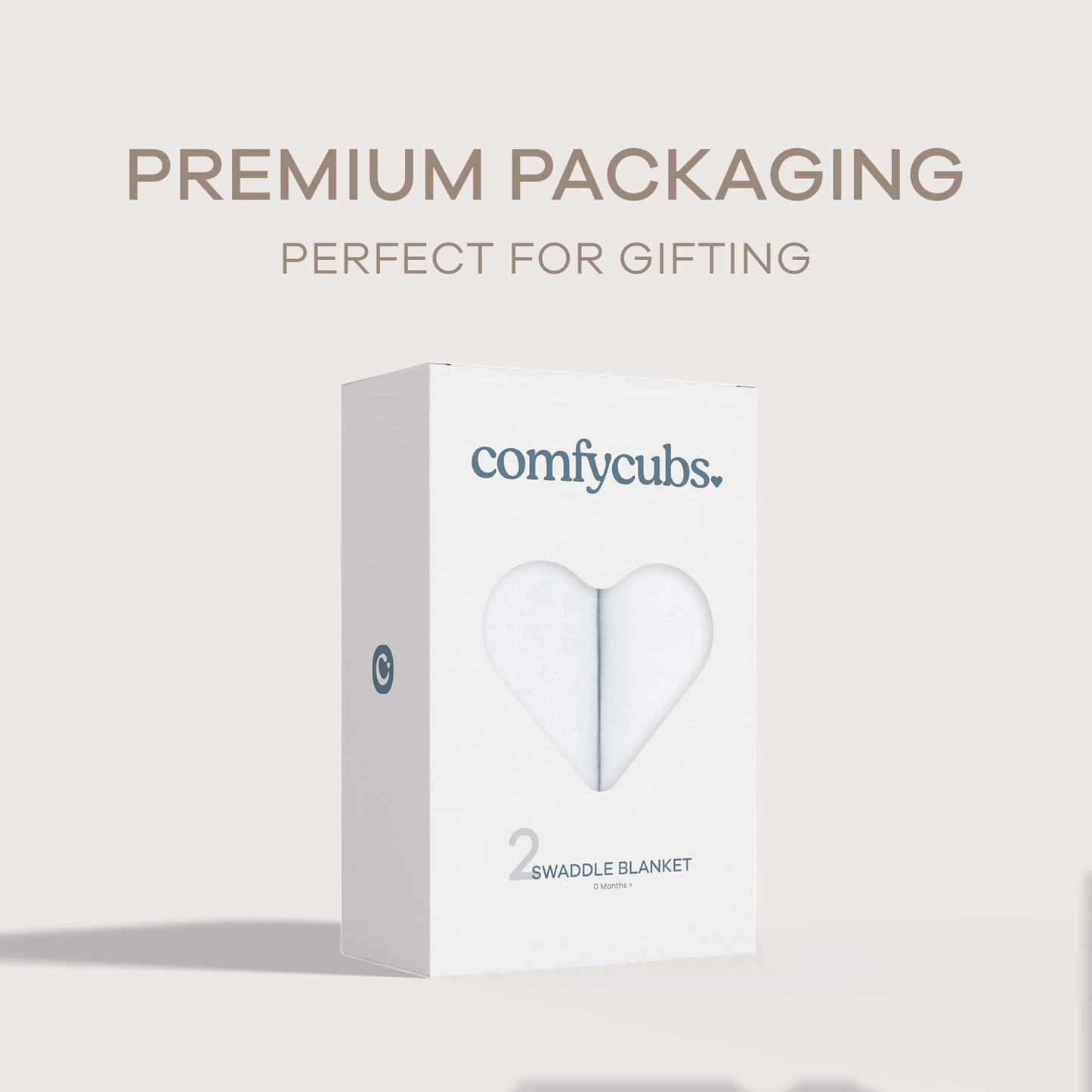 Muslin Swaddle Blanket, 2 Pack - White