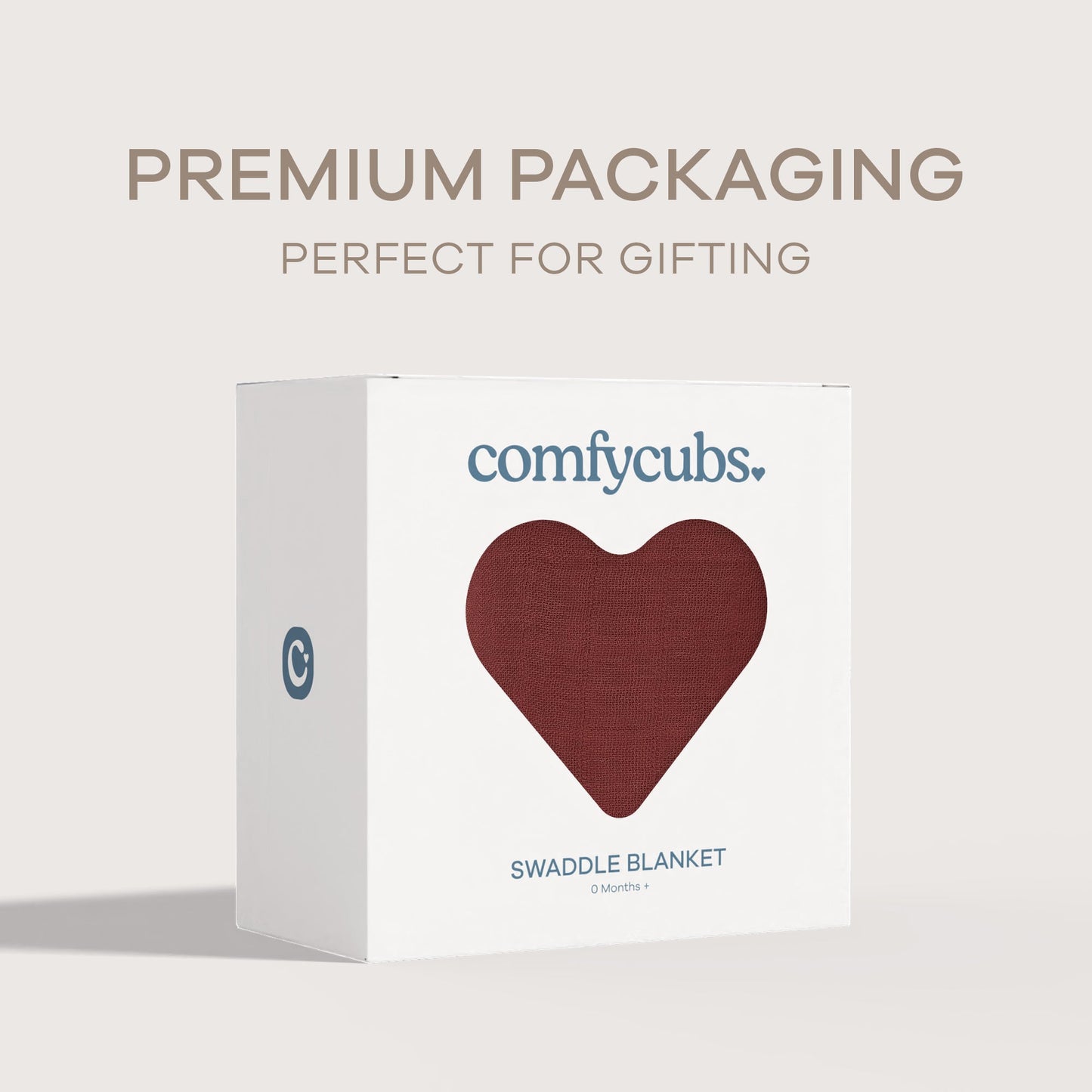 Muslin Swaddle Blanket, 1 Pack - Wine