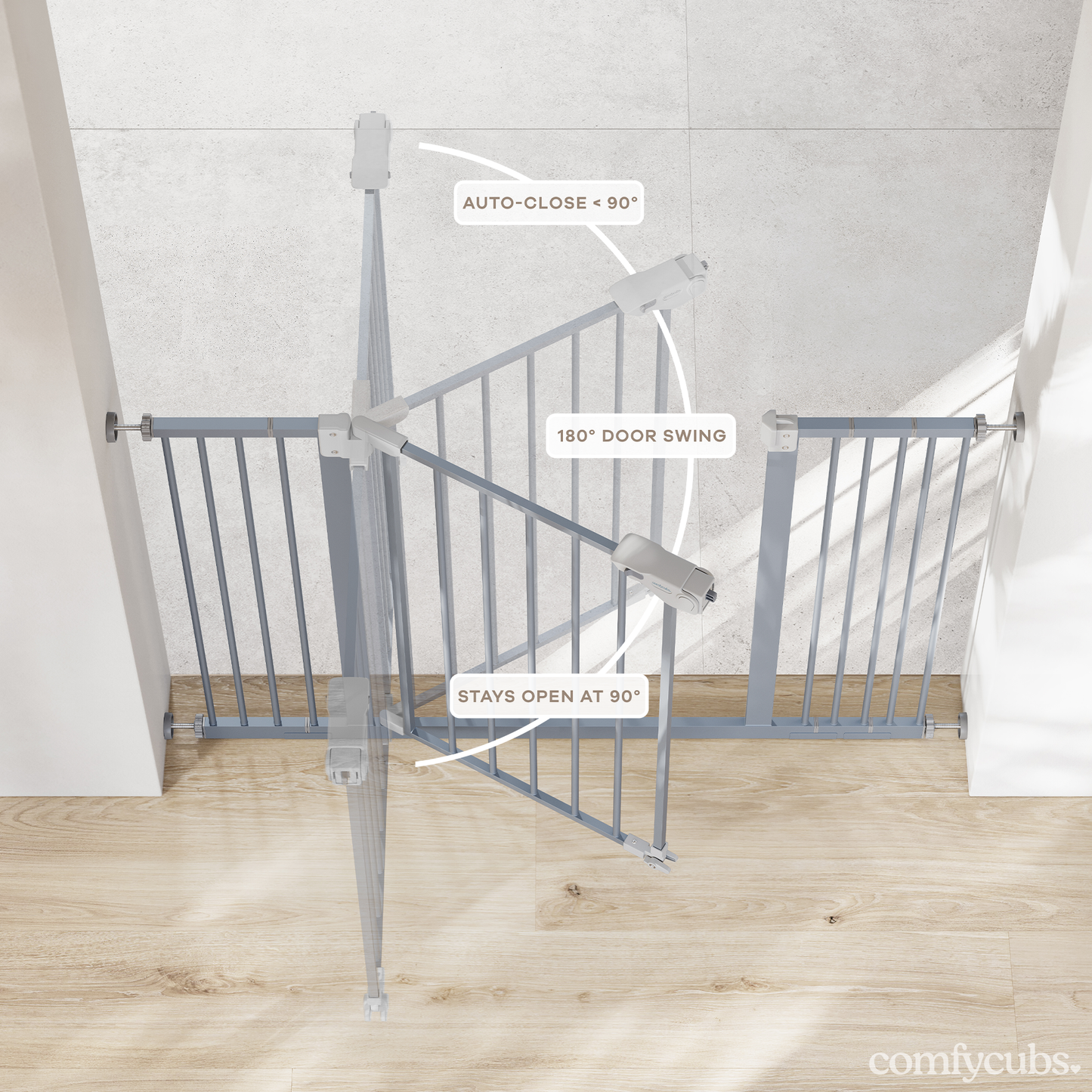 Baby Safety Gate - Pacific Blue