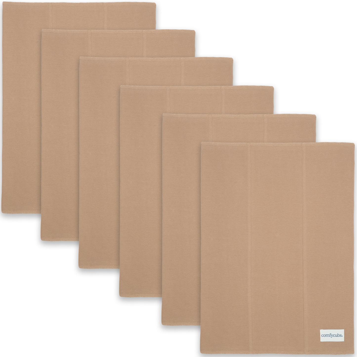 Cotton Burp Cloths - Cedar