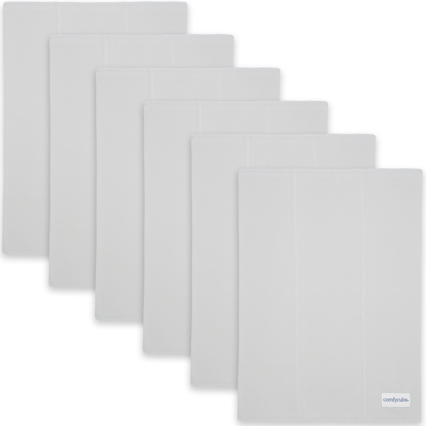 Cotton Burp Cloths - Stone