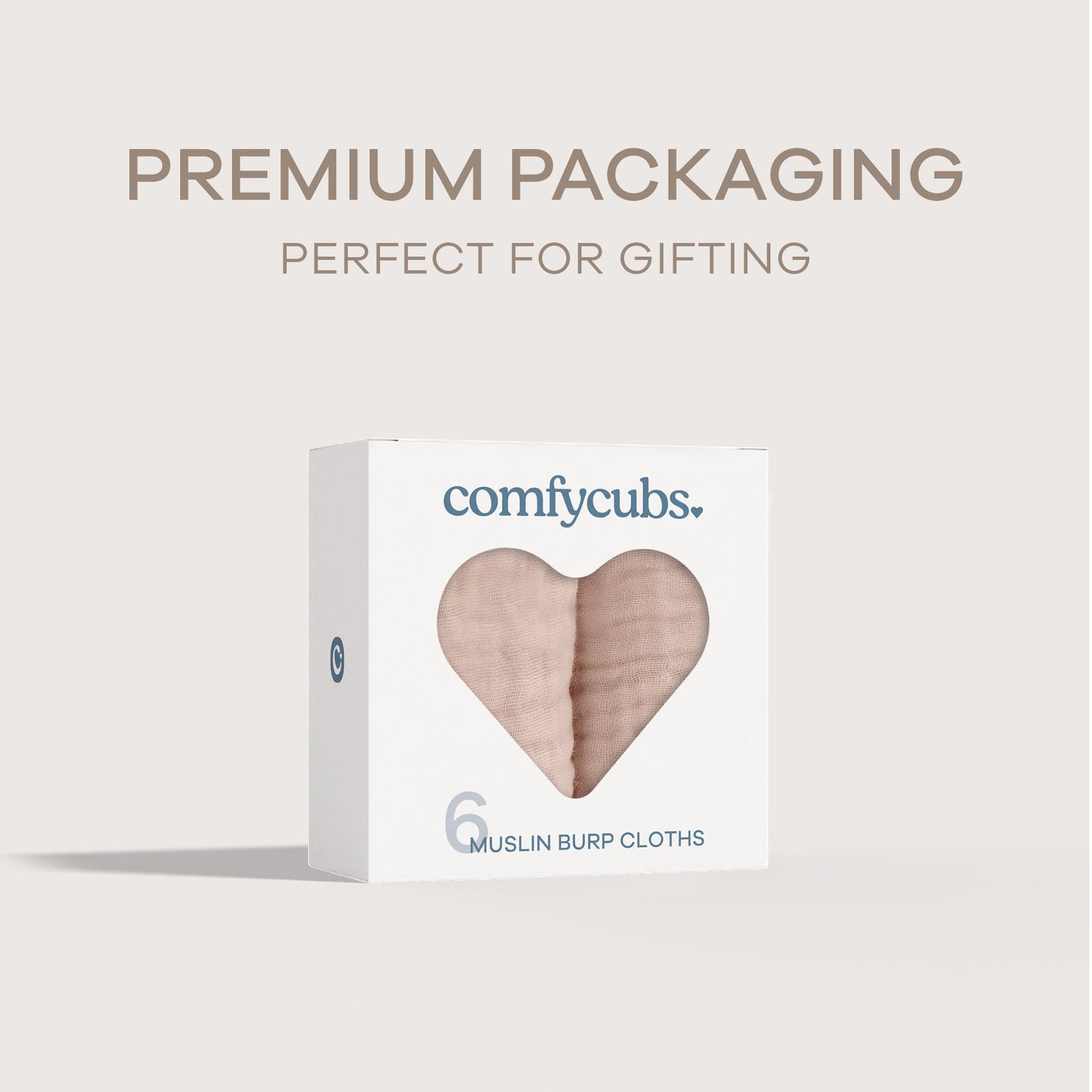 Muslin Burp Cloths - Blush