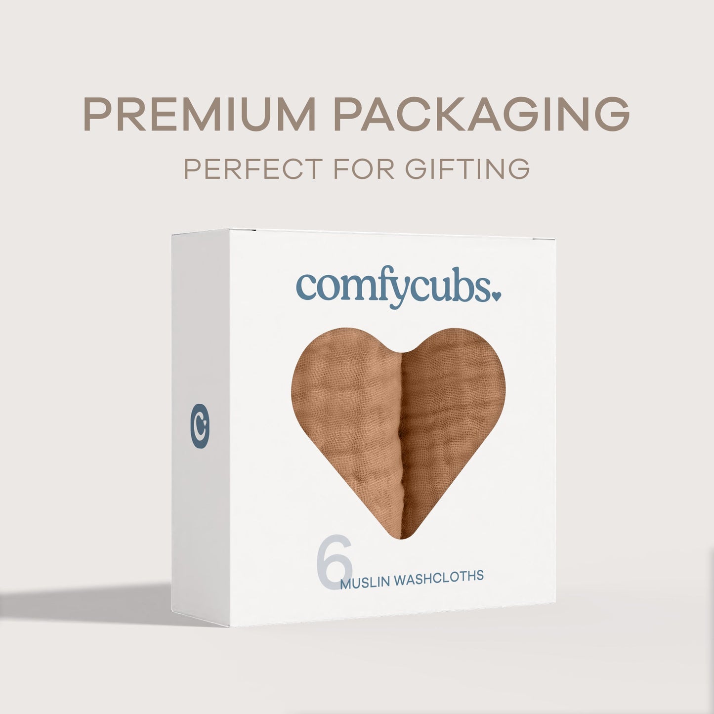 Muslin Washcloths - Caramel