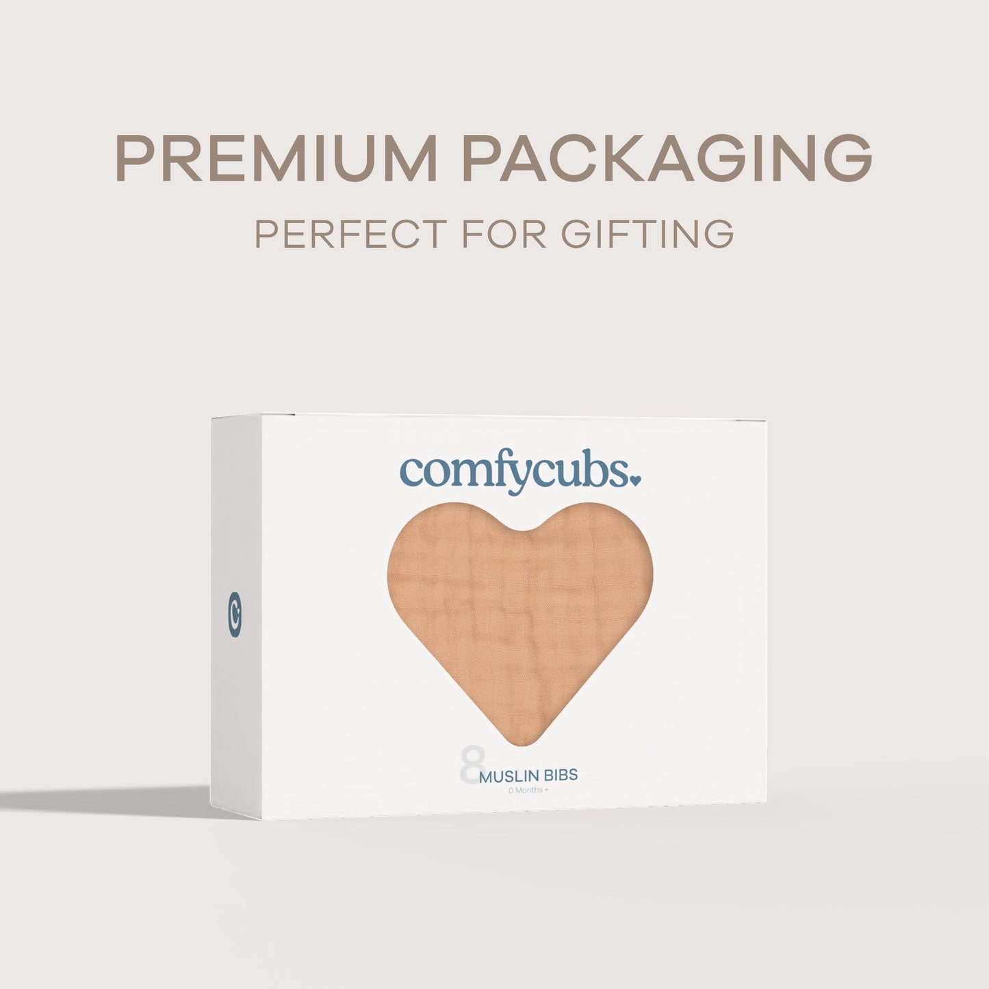 Muslin Bibs - Caramel