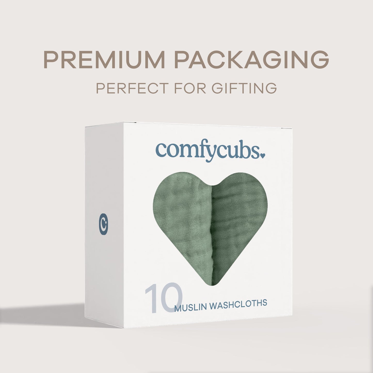 Muslin Washcloths - Fern