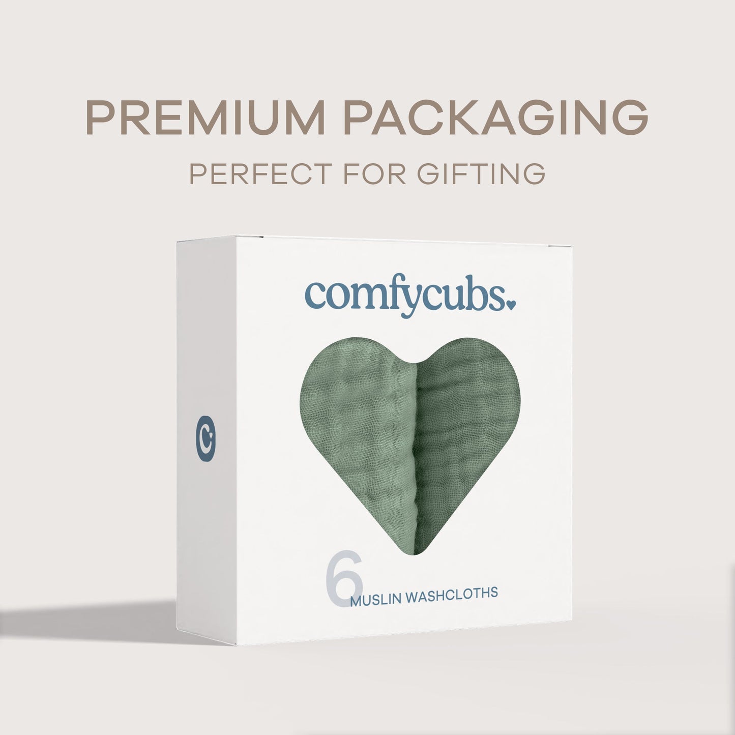 Muslin Washcloths - Fern