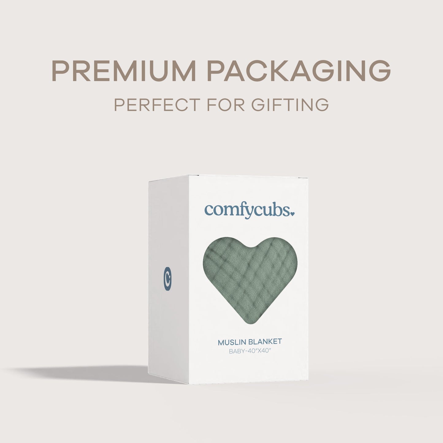 Baby Muslin Blanket in Fern